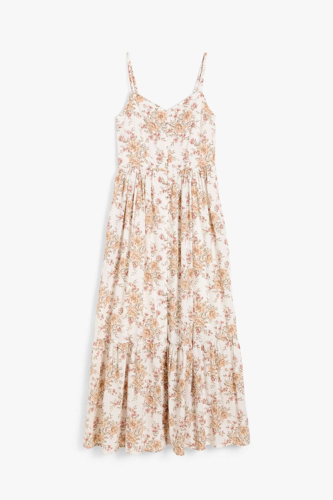 Women's floral dress - Off-white - 7