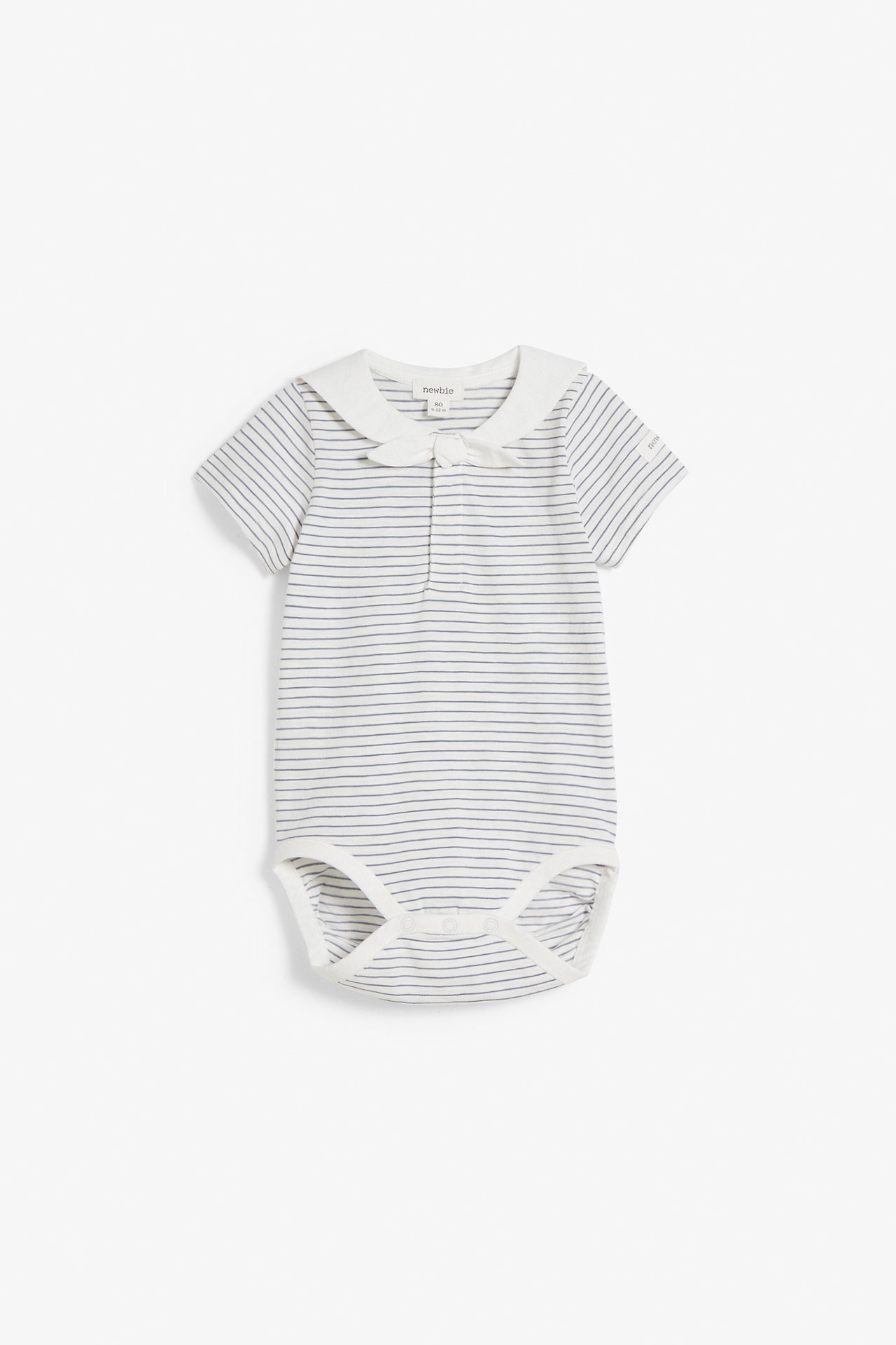 Striped Sailor's bodysuit - Off-white - 9