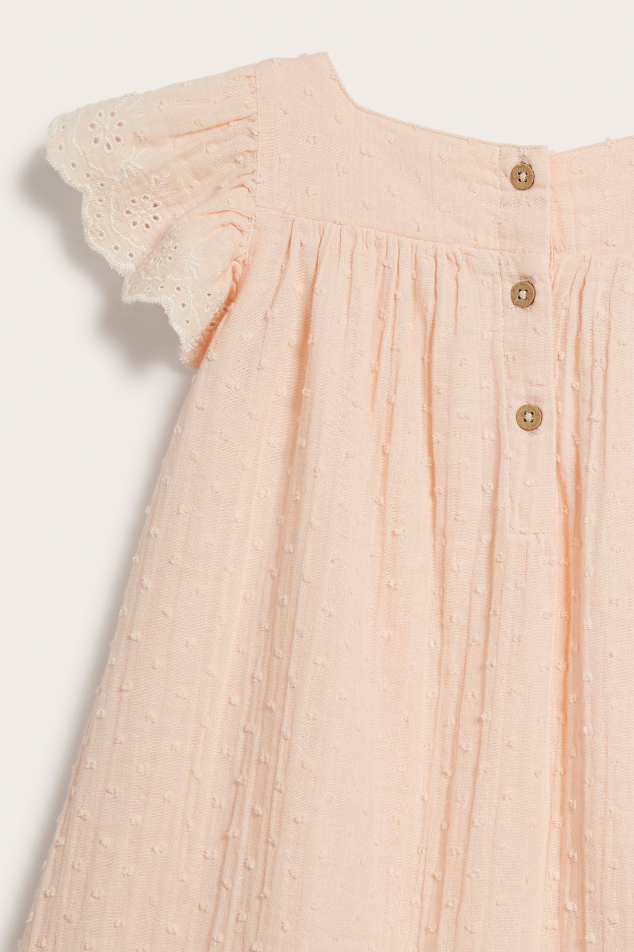 Kleid mit Pünktchen - Orange - 6