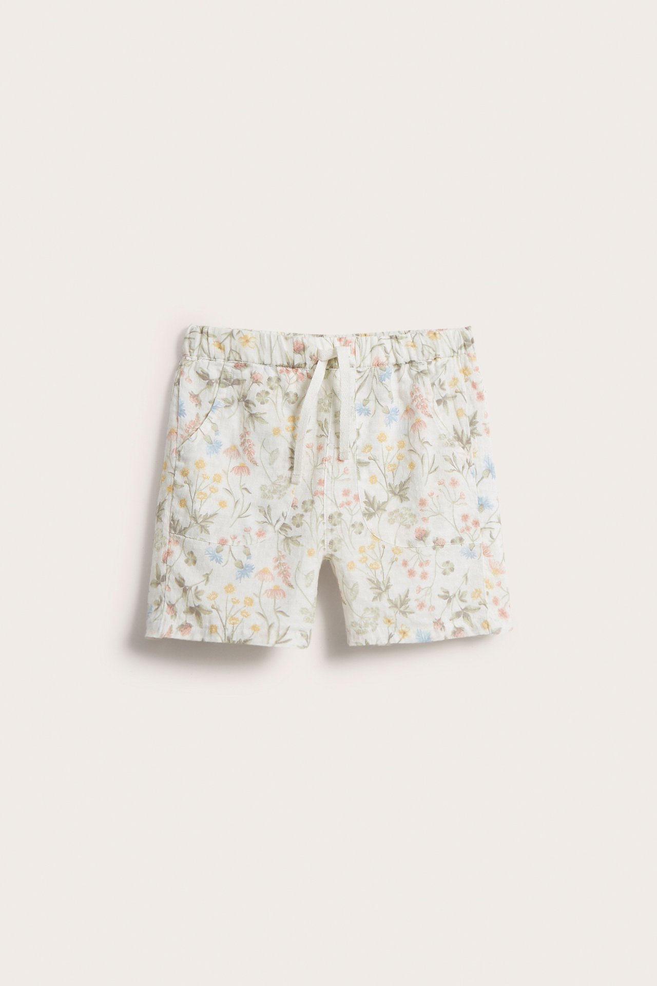 Meadow flower shorts - Off-white - 3