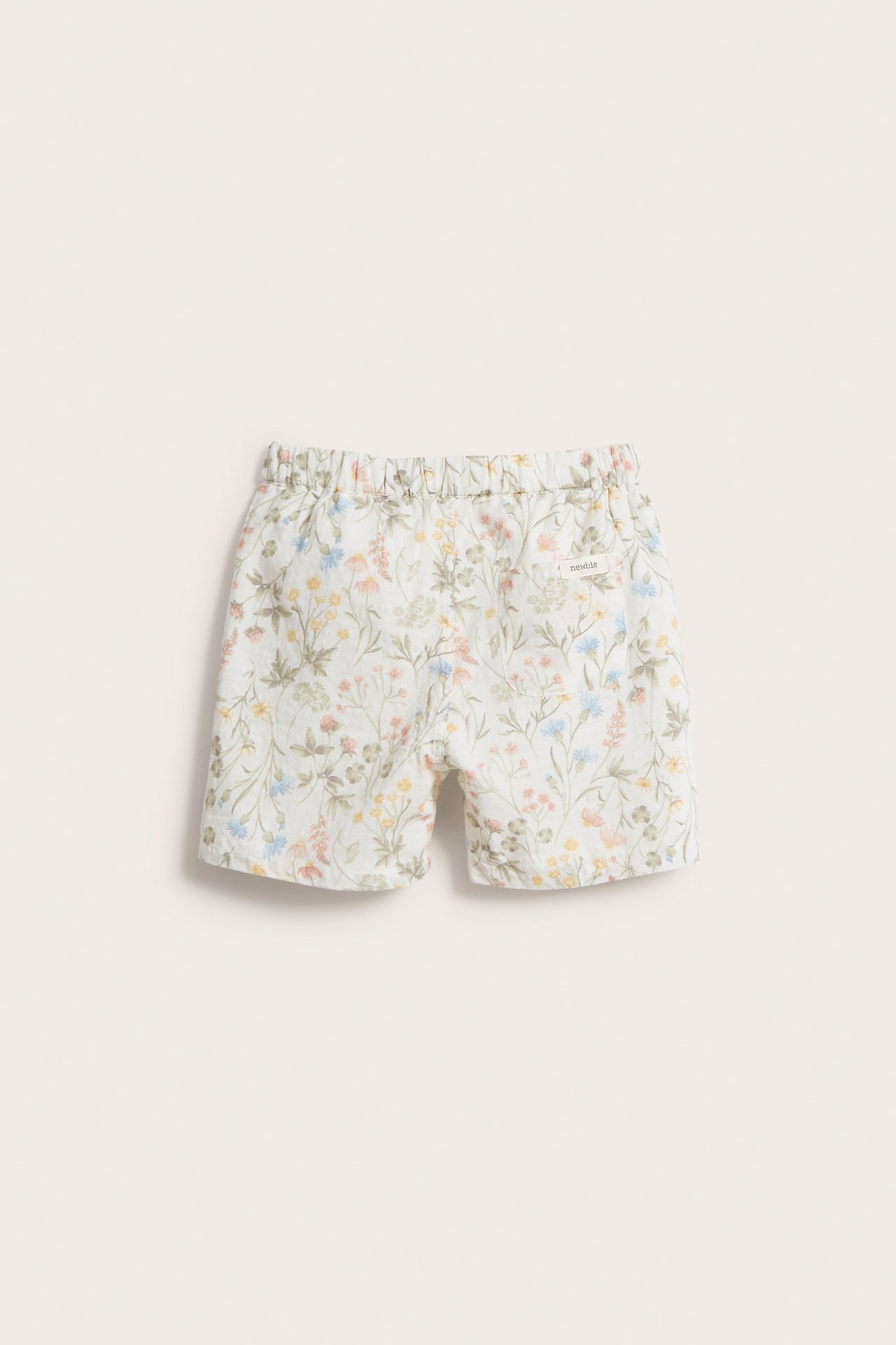 Shorts mit Wiesenblumenmuster - Naturweiß - 7