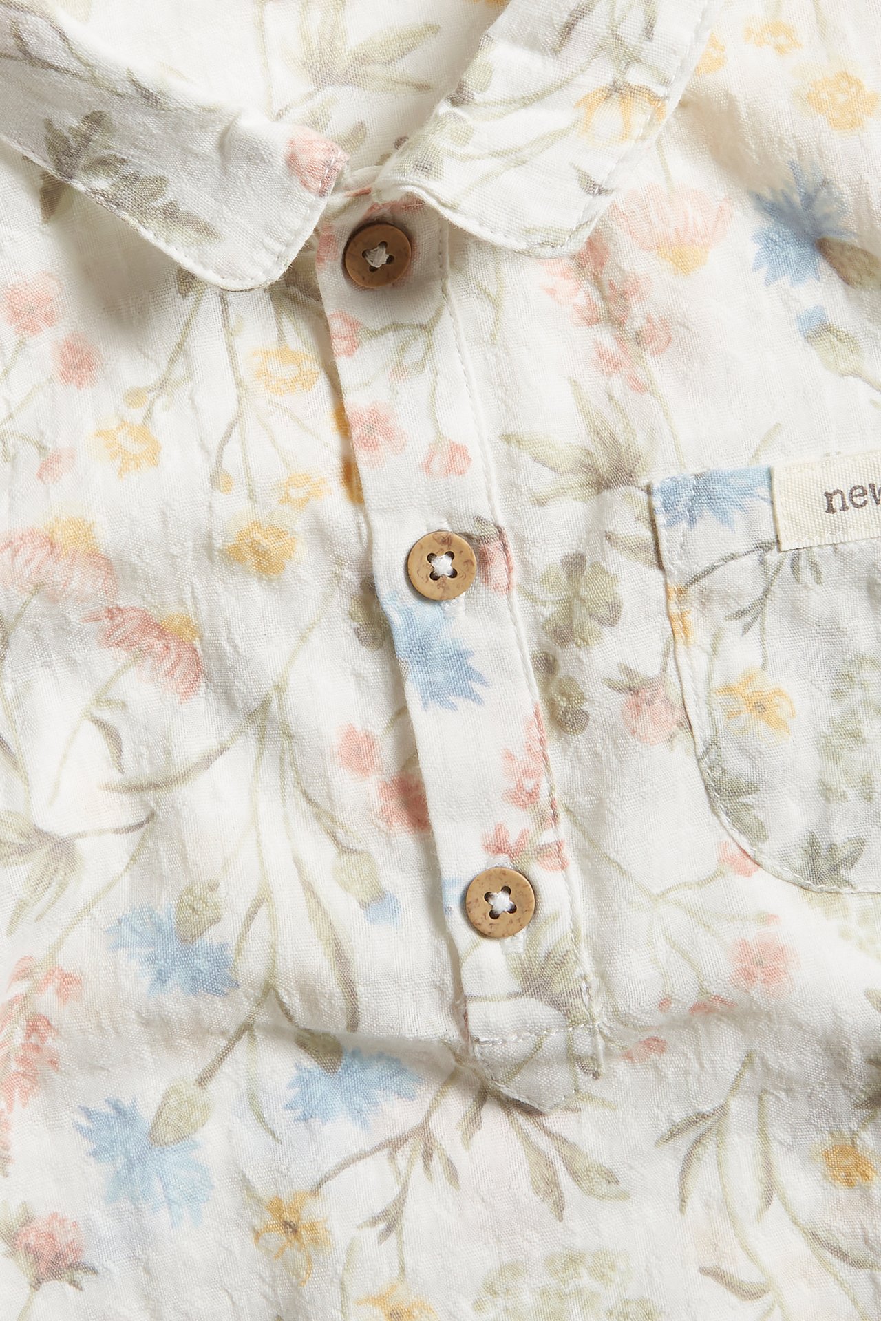 Meadow flower short-sleeved shirt - Off-white - 5