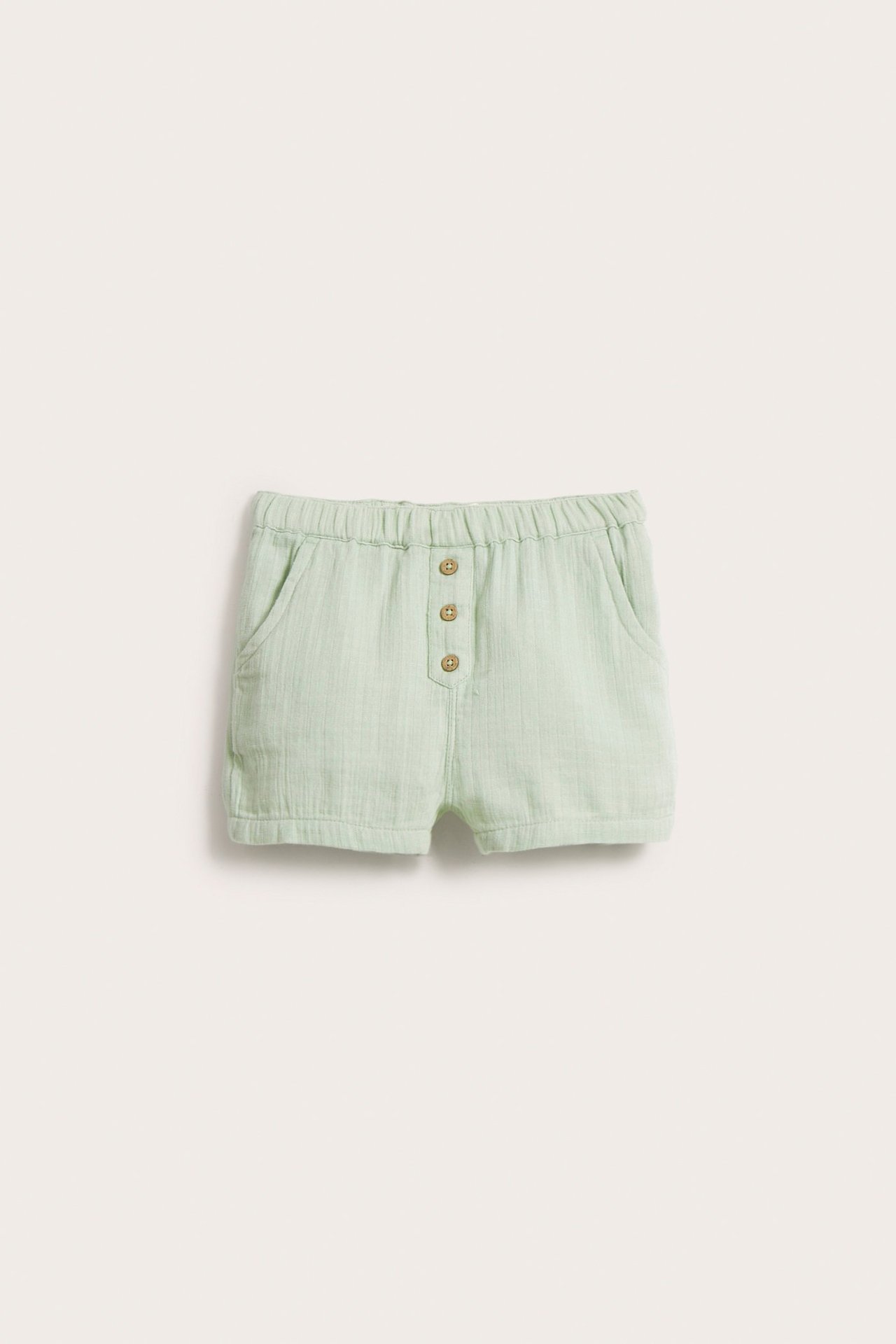 Shorts aus Baumwollmusselin