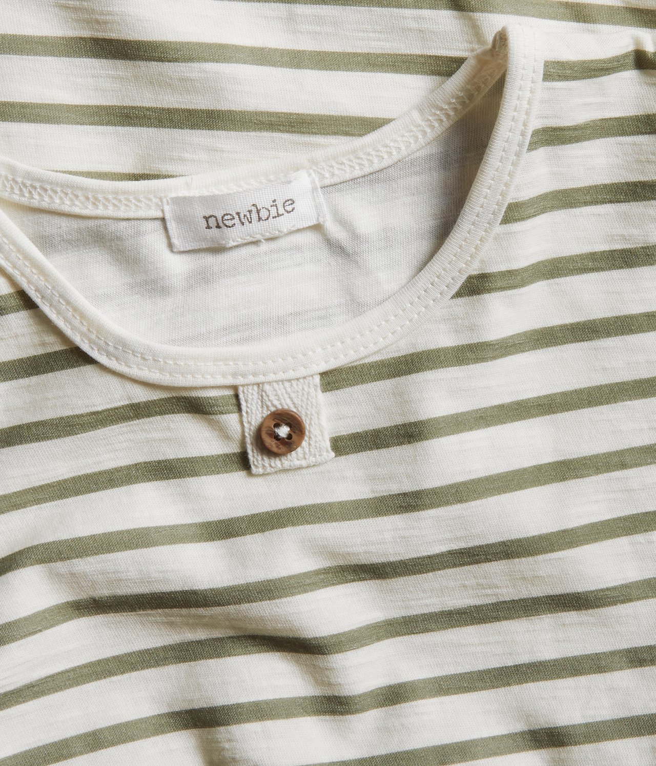 Striped t-shirt - Dark green - 1