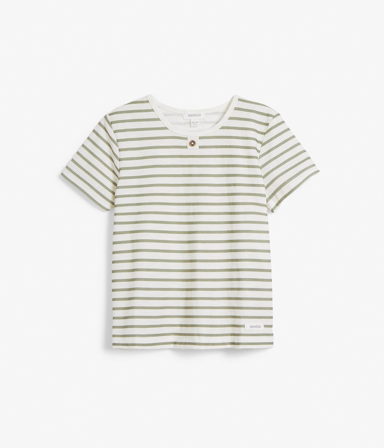 Striped t-shirt - Dark green - 2
