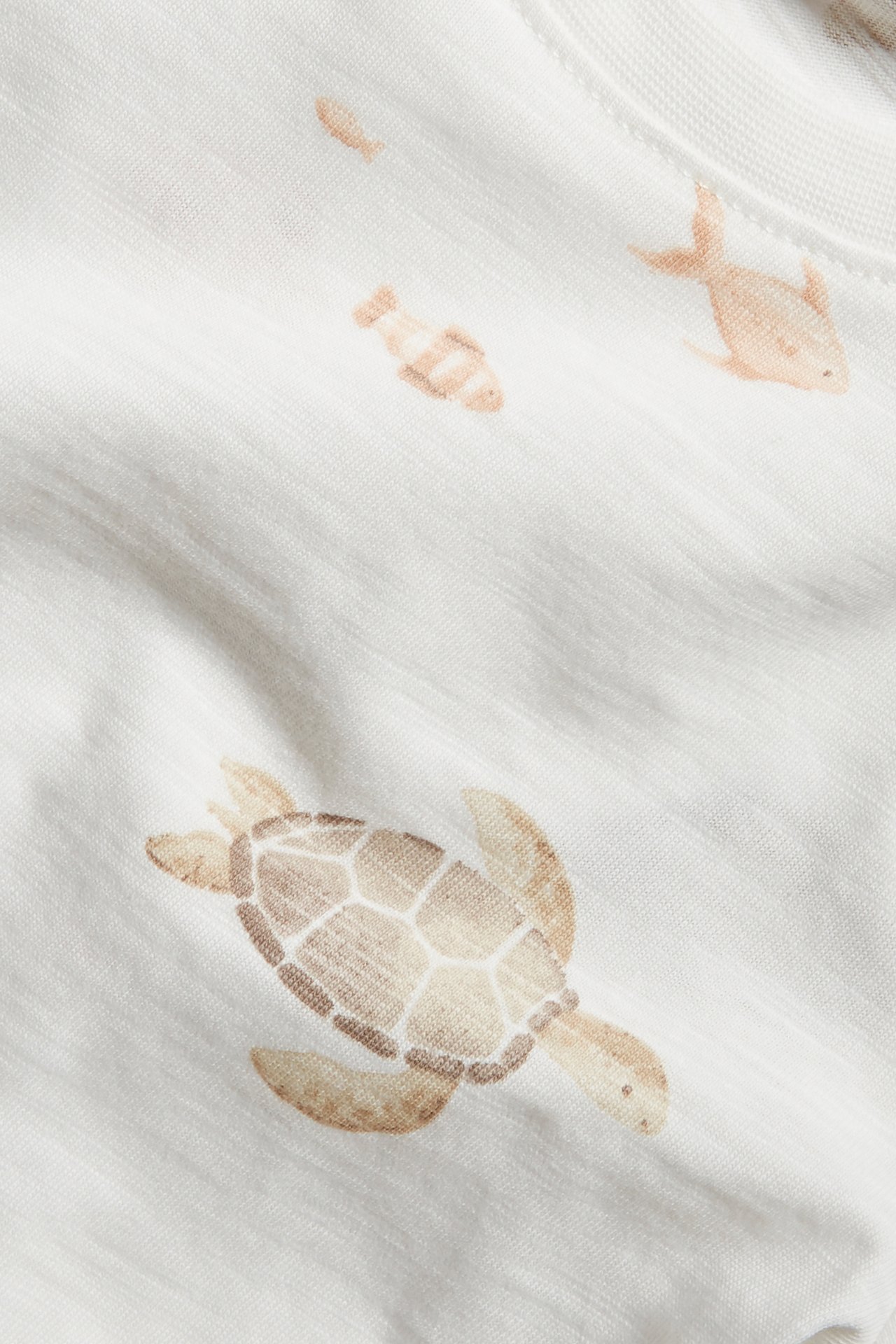 Sea  turtle t-shirt - Off-white - 3