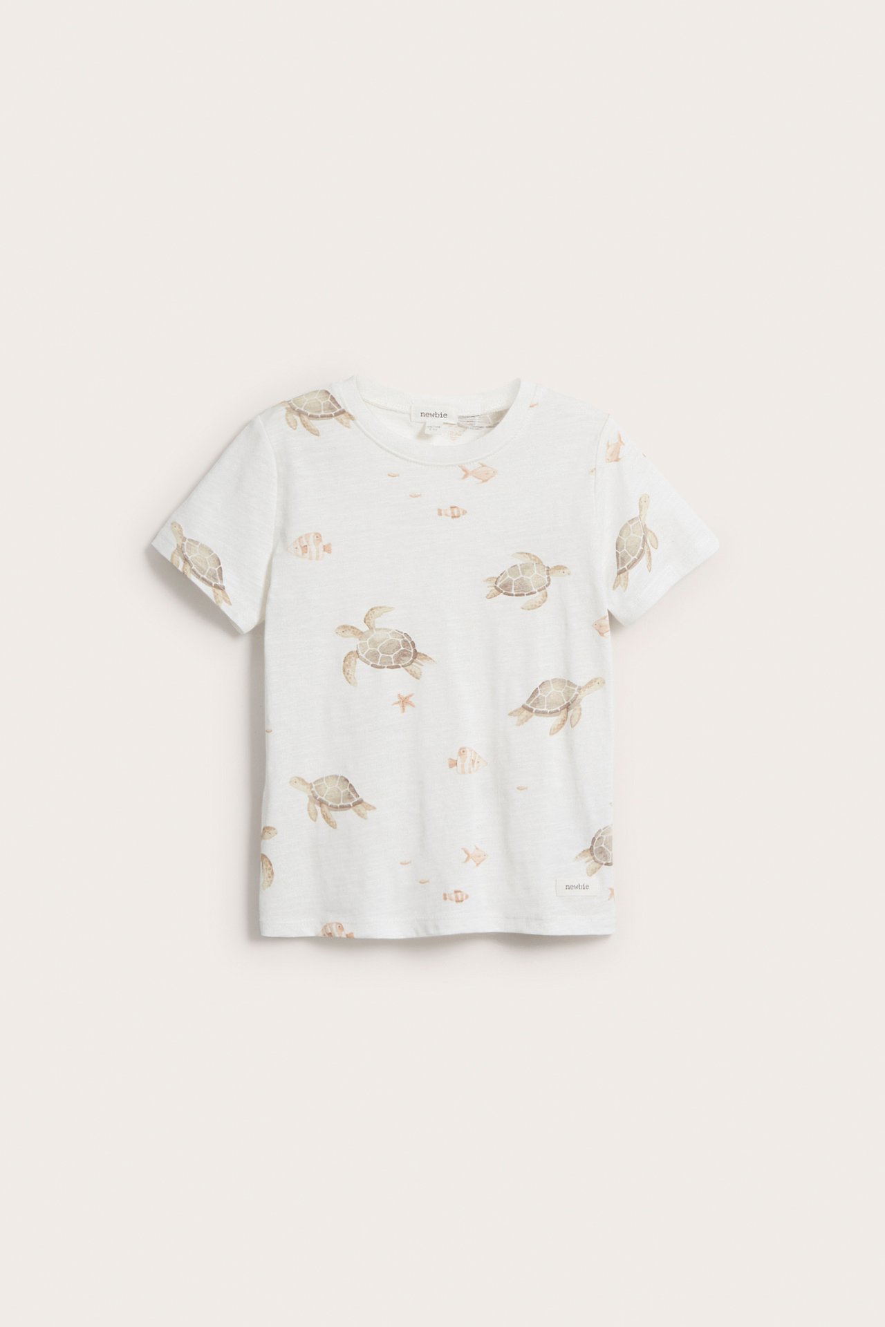 Sea  turtle t-shirt - Off-white - 4