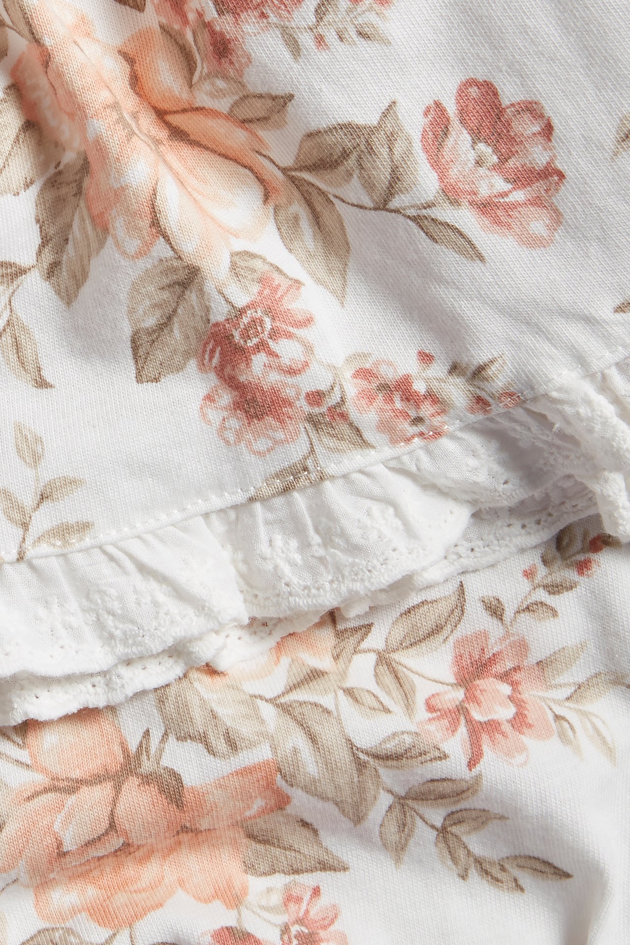 Floral smock dress - Off-white - 4