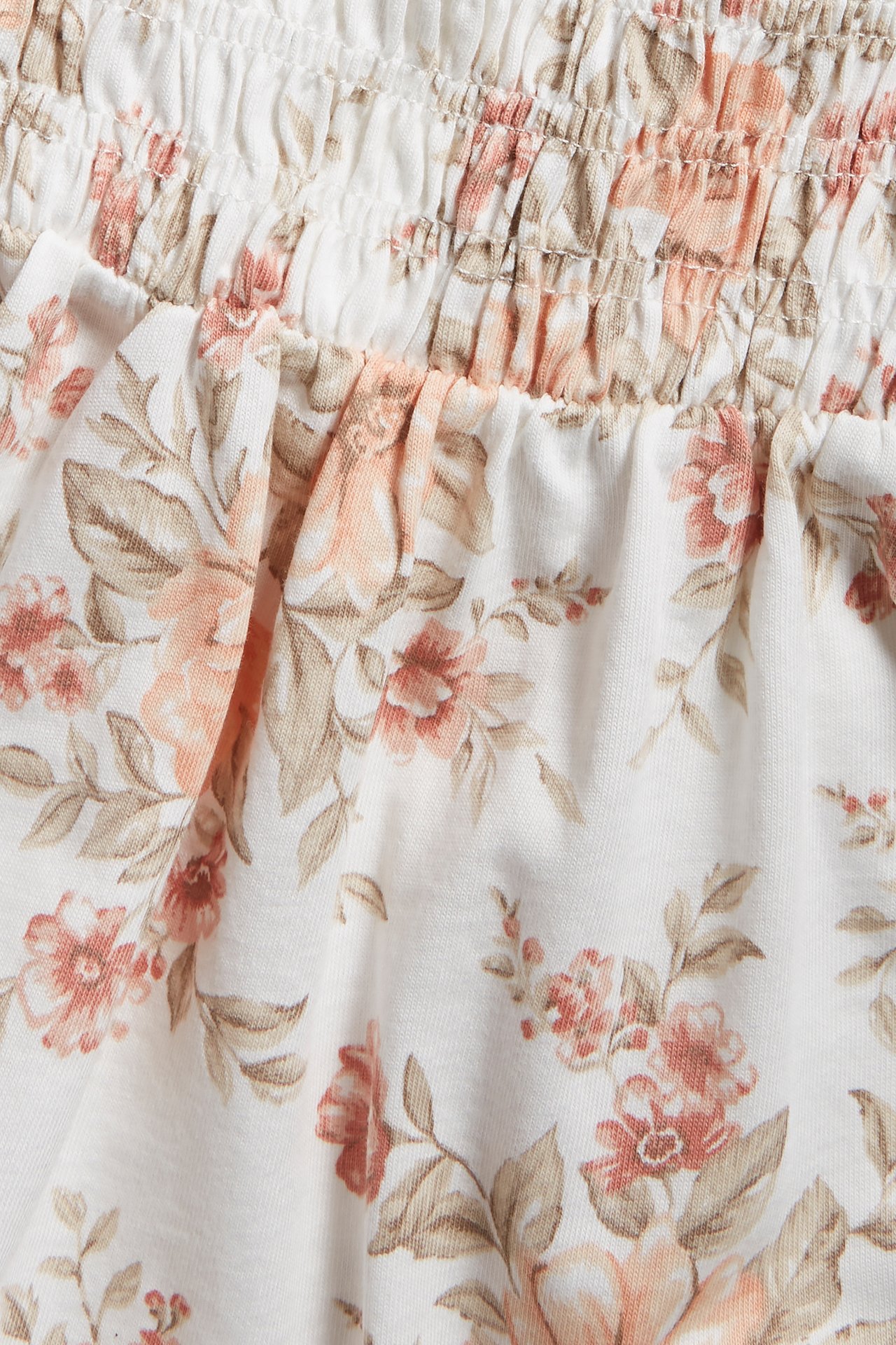 Floral smock dress - Off-white - 5