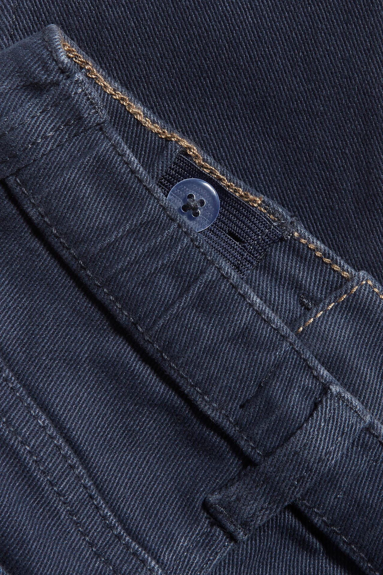 Woven twill pants - Dark blue - 5