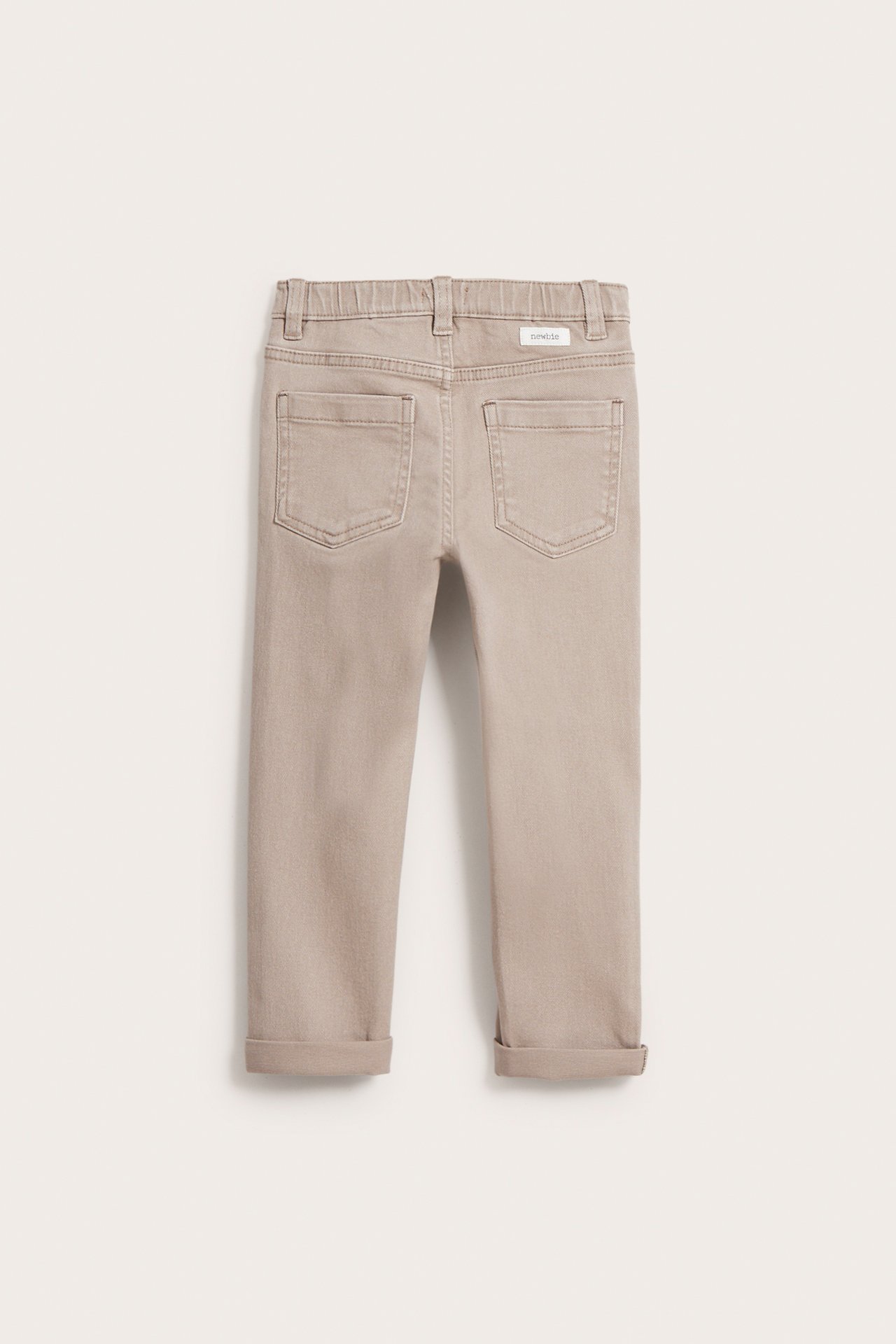 Woven twill pants - Dark beige - 5