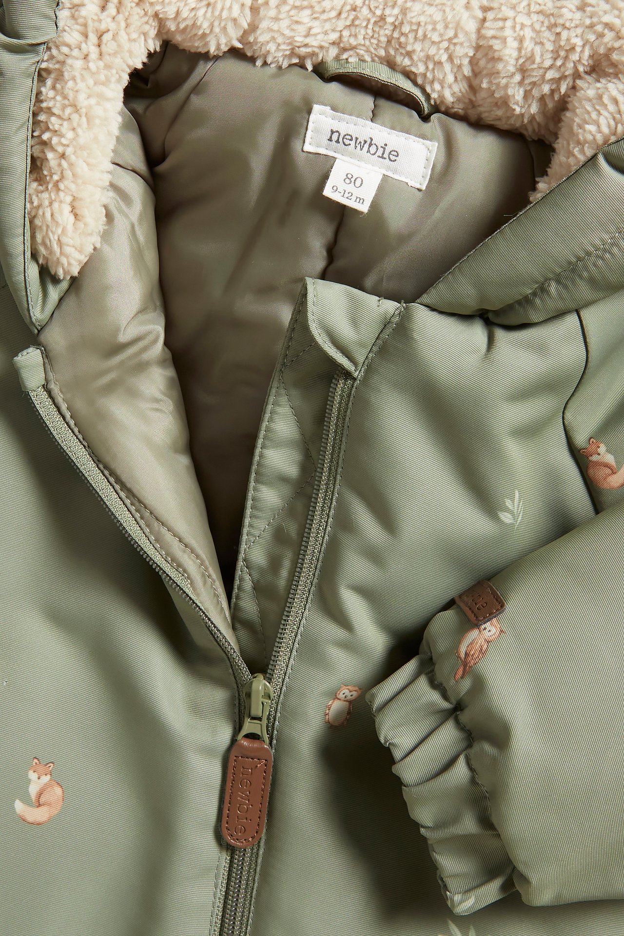 Patterned coverall for babies - Green - 6