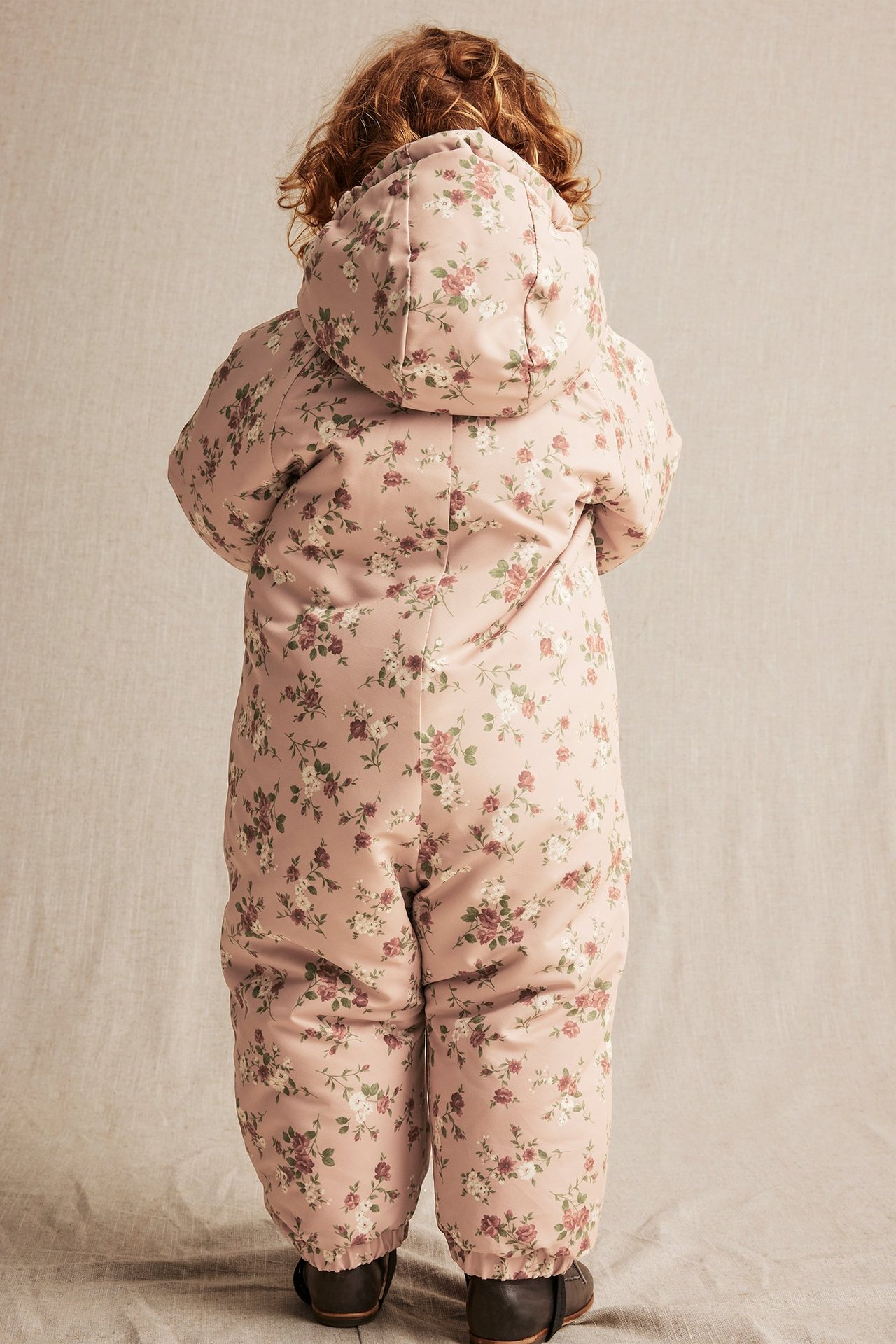 Patterned coverall for babies