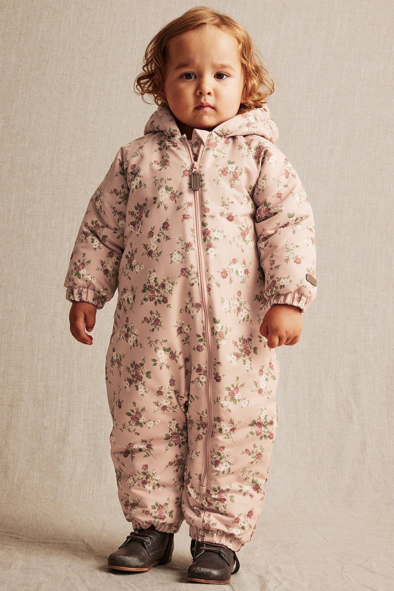 Gemusterter Baby-Overall - Rosa - 4