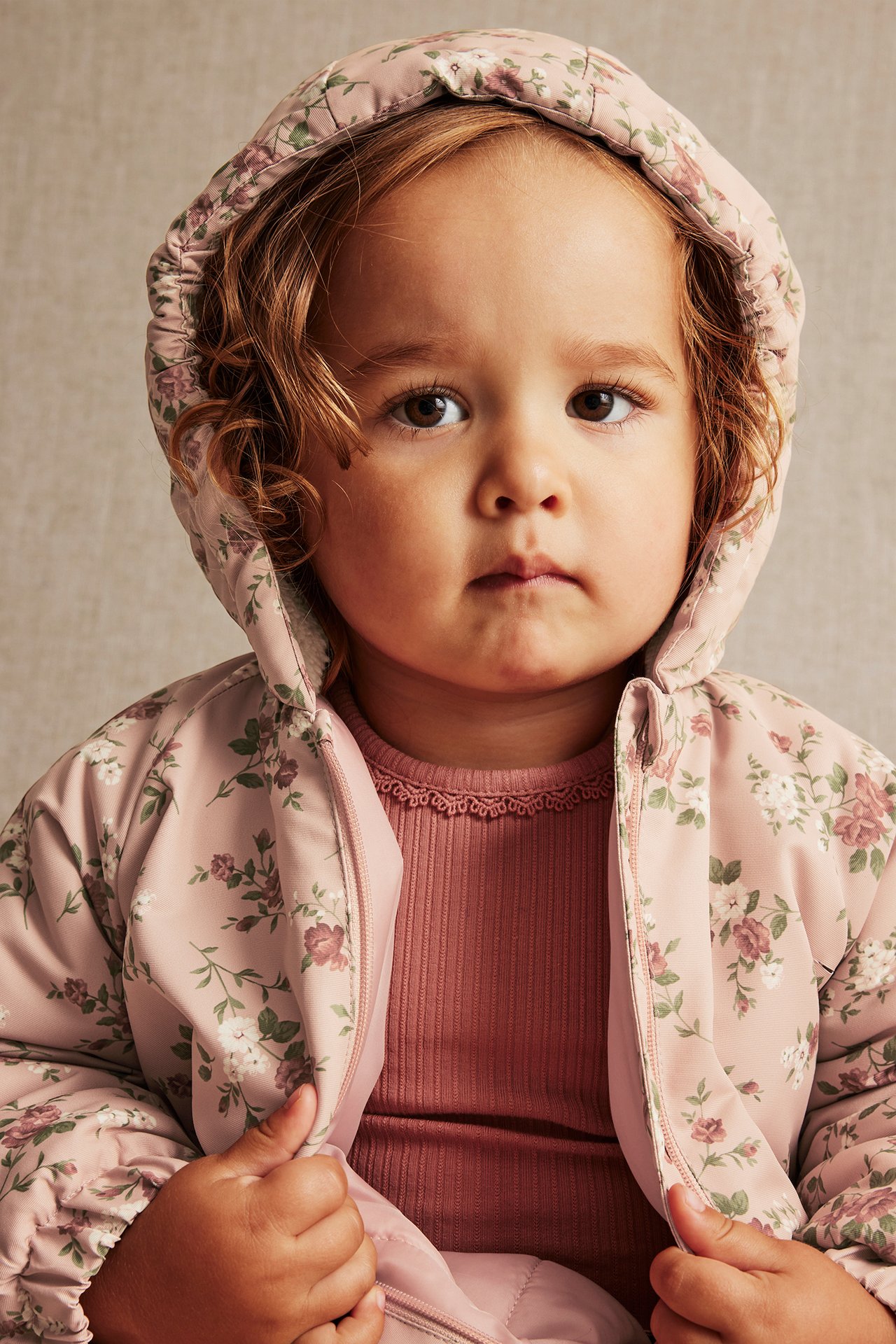 Gemusterter Baby-Overall - Rosa - 3