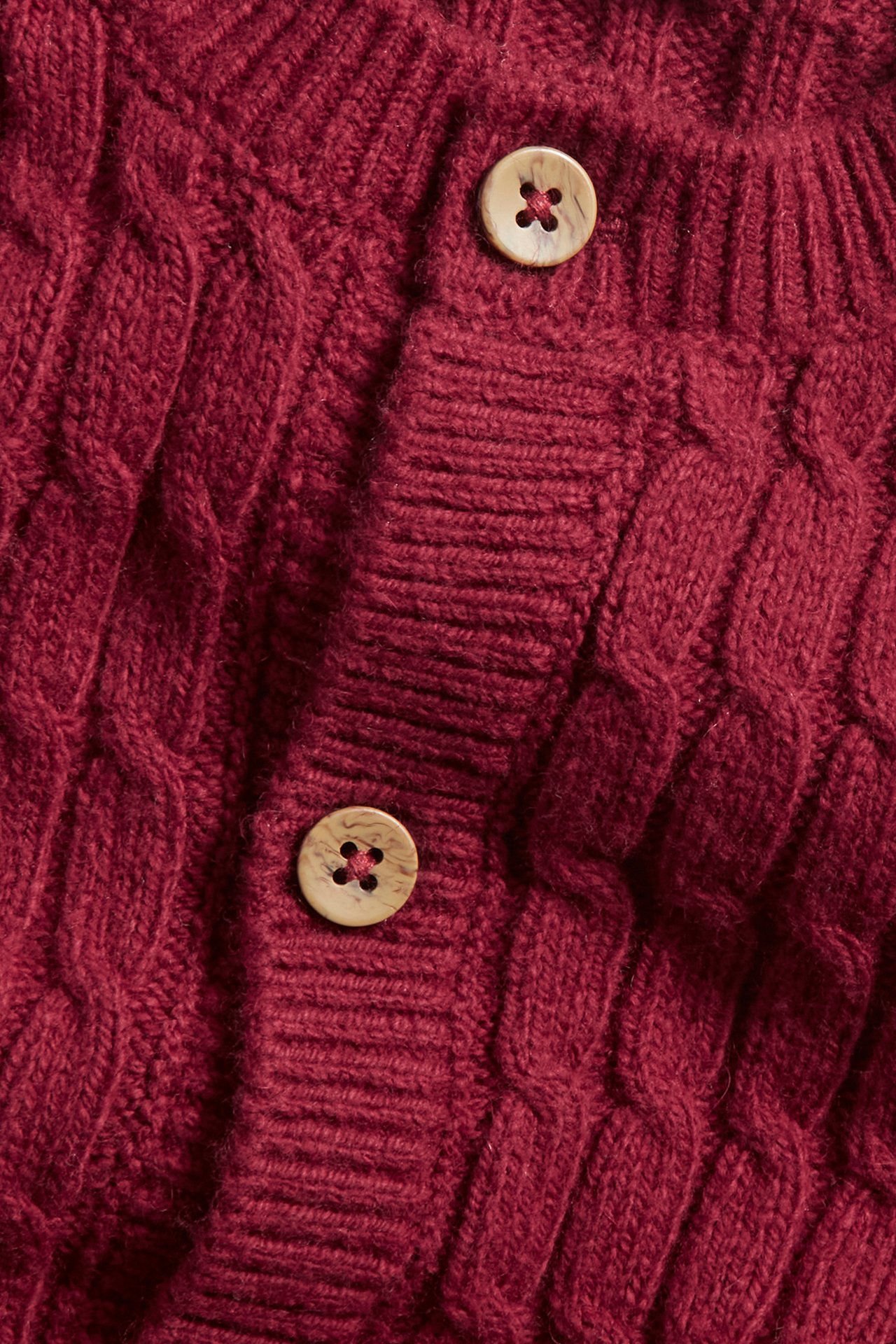 Knitted cardigan - Red - 4