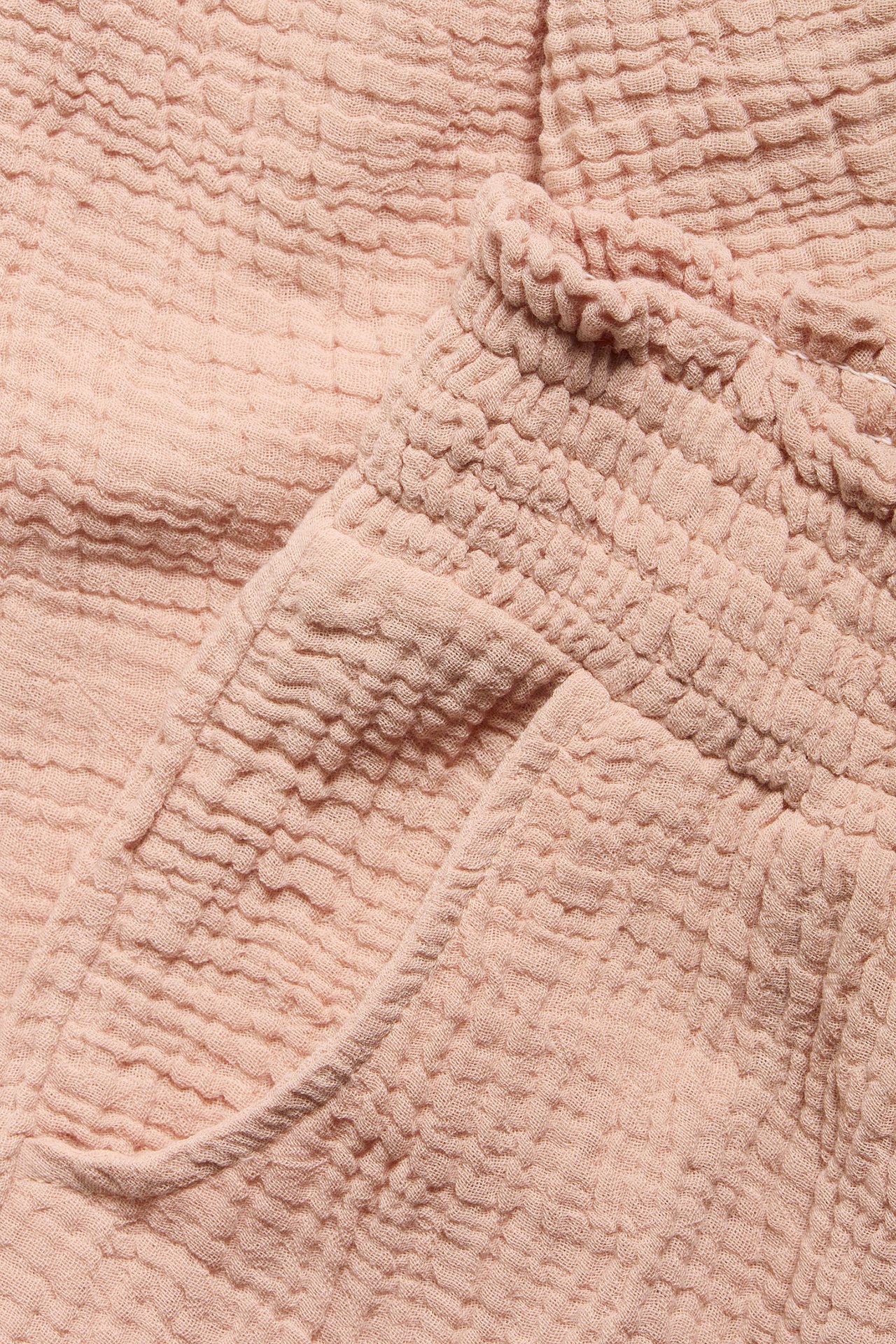 Woven crepe pants - Pink - 1