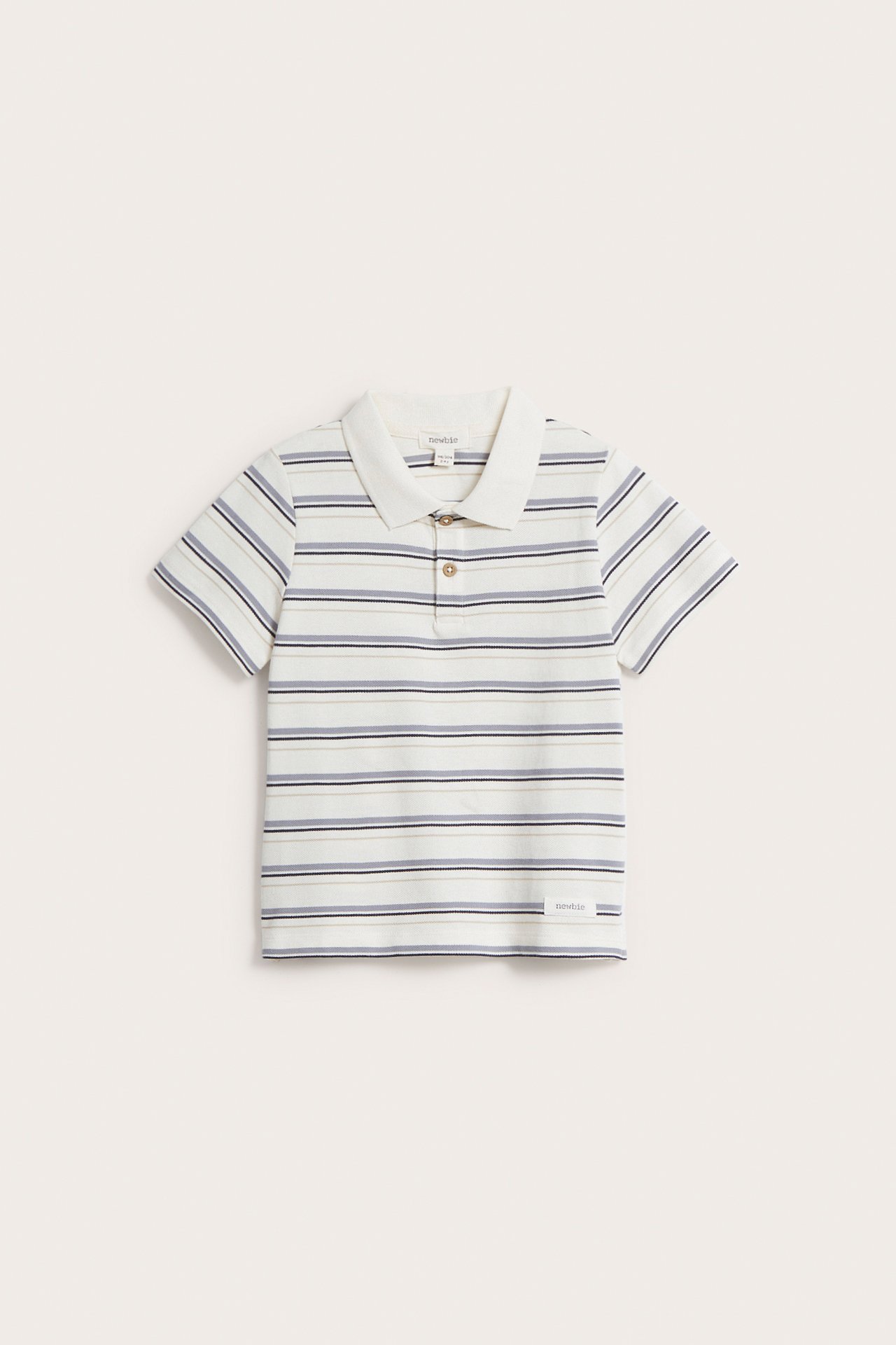 Gestreiftes Polohemd - Hellblau - 2