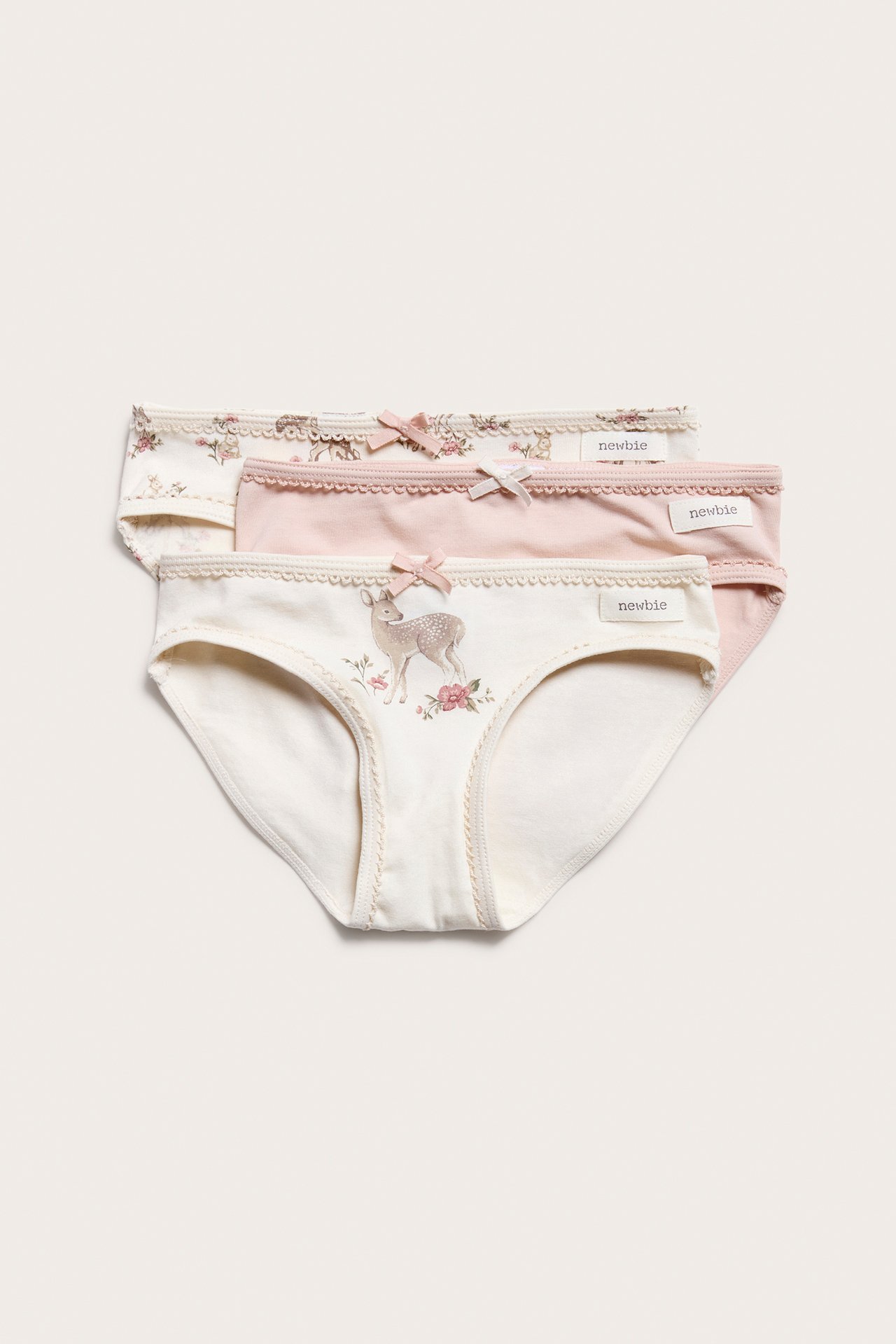Patterned panties 3-pack - Off-white - 2