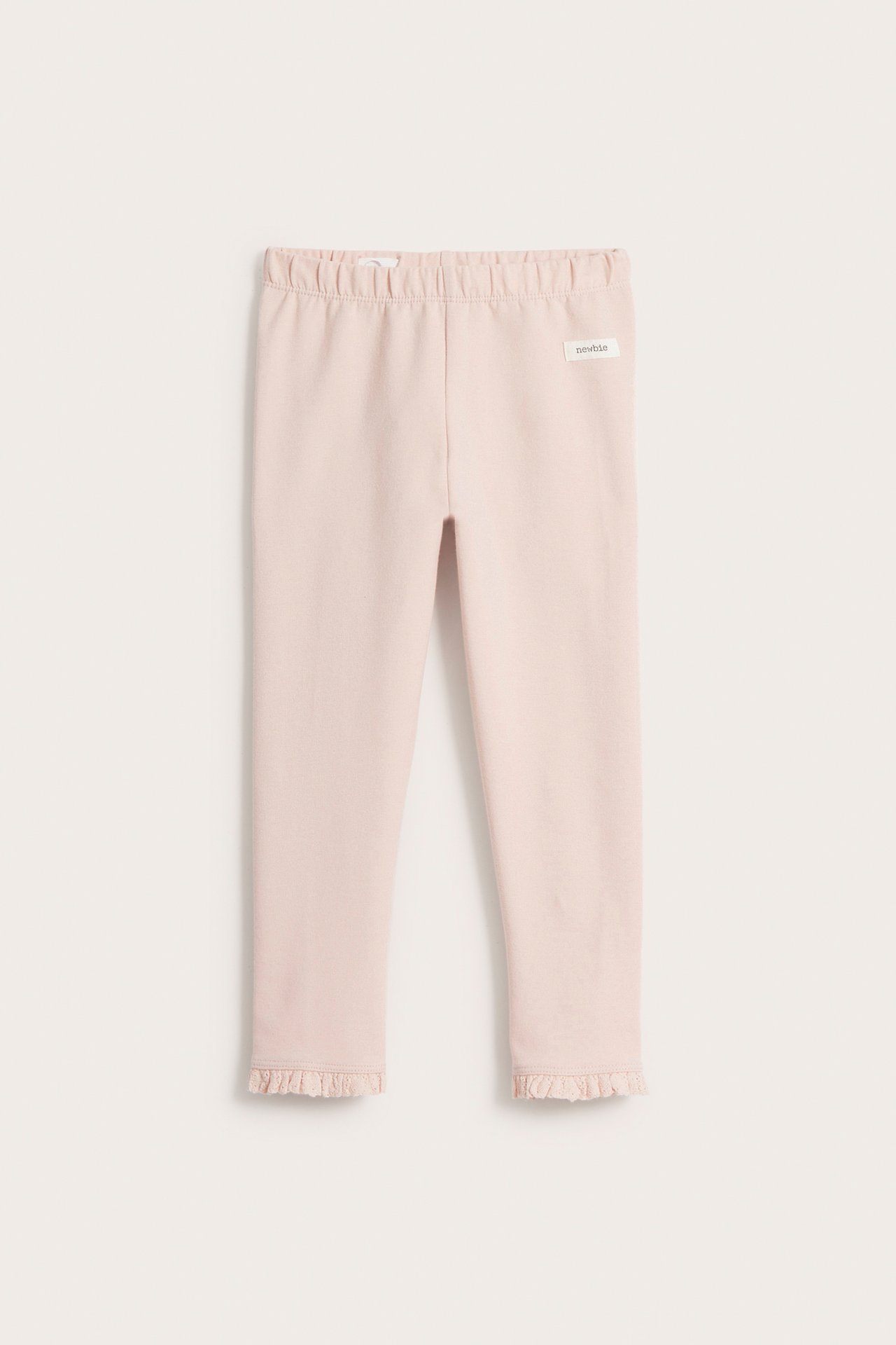 Leggings with lace - Light pink - 2