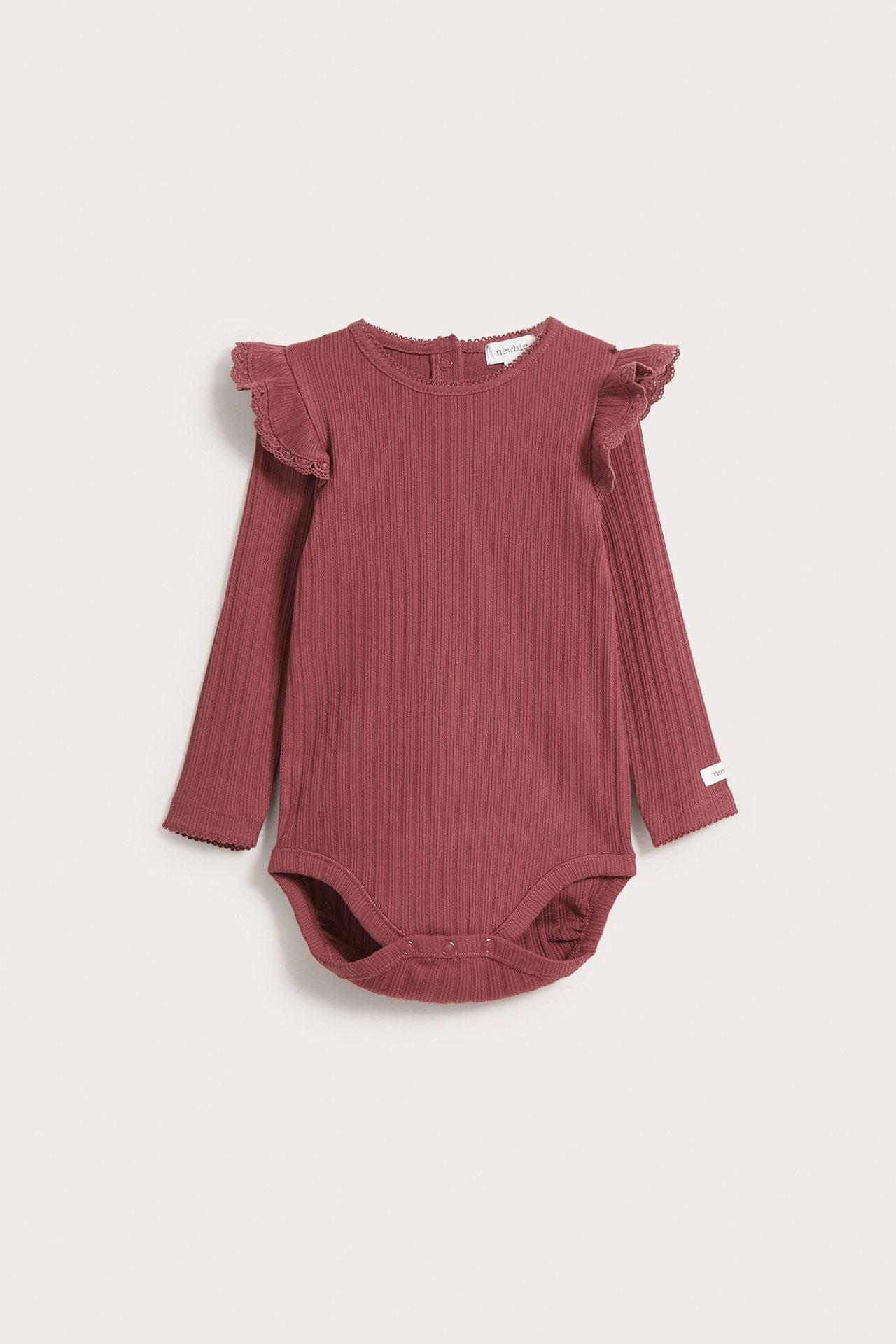 Rib frill bodysuit