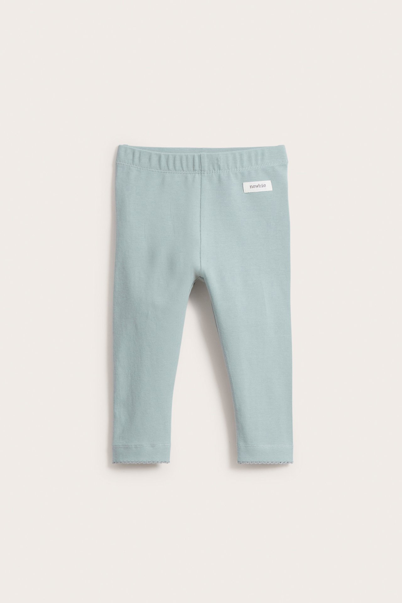 Leggings mit Rüschen - Hellgrün - 3