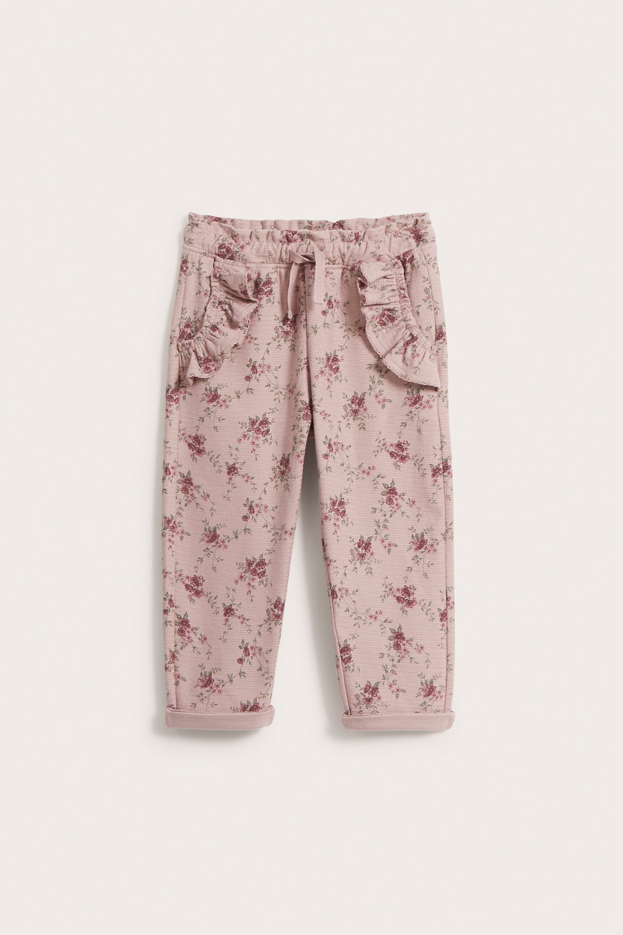 Floral zigzag joggers - Pink - 4
