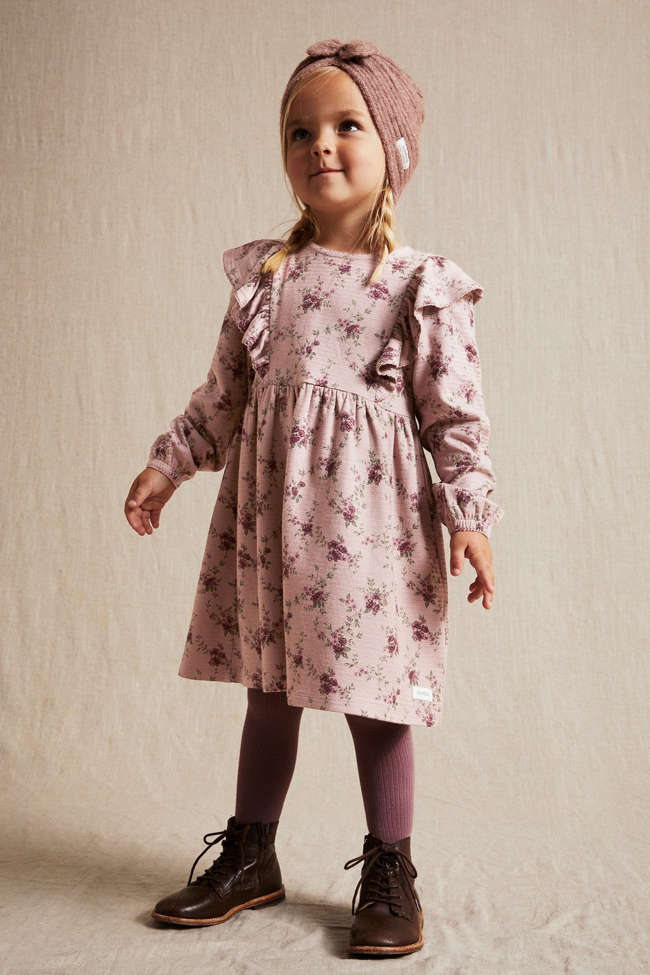 Floral zigzag dress - Pink - 2