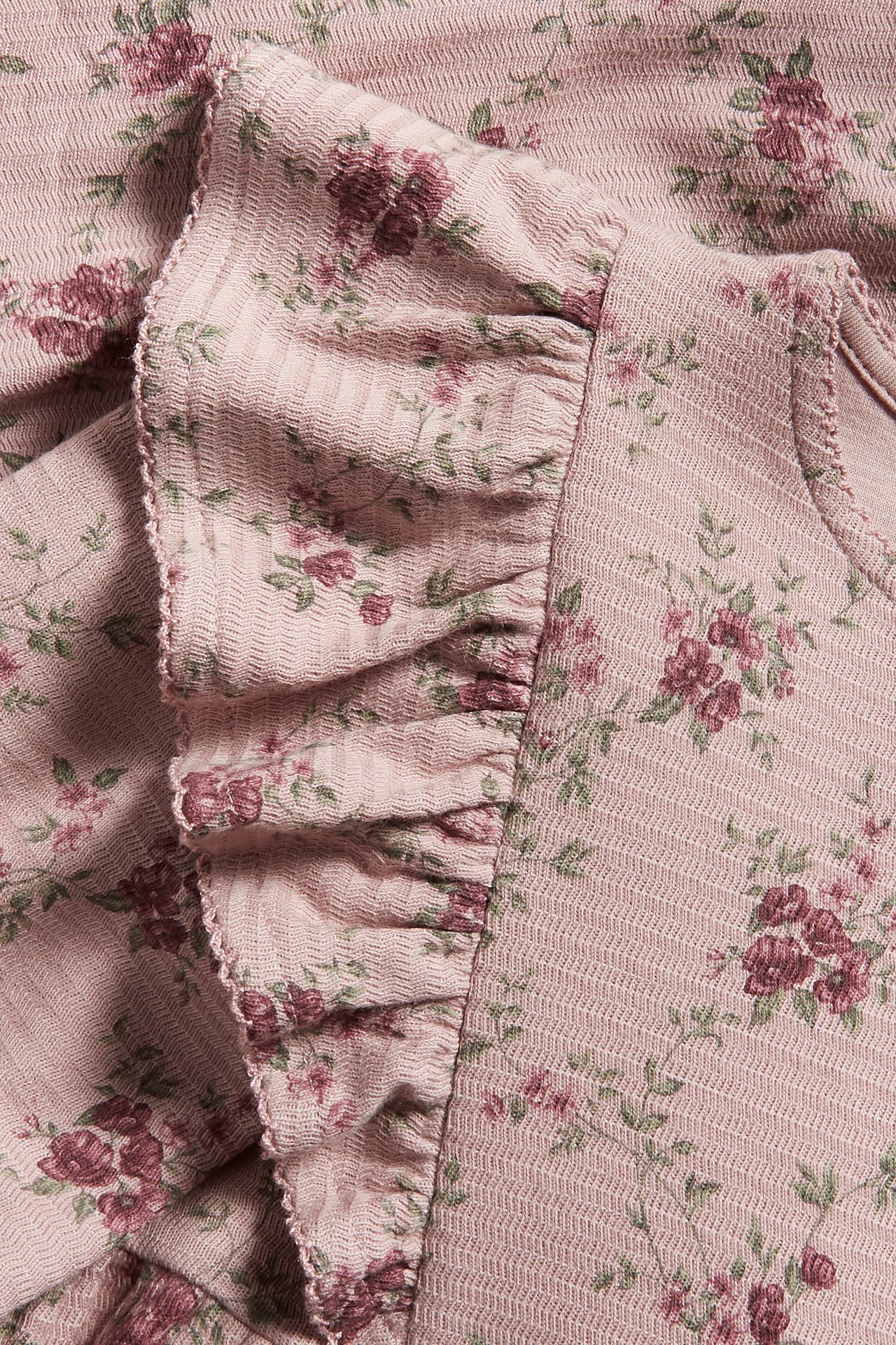 Floral zigzag dress - Pink - 5