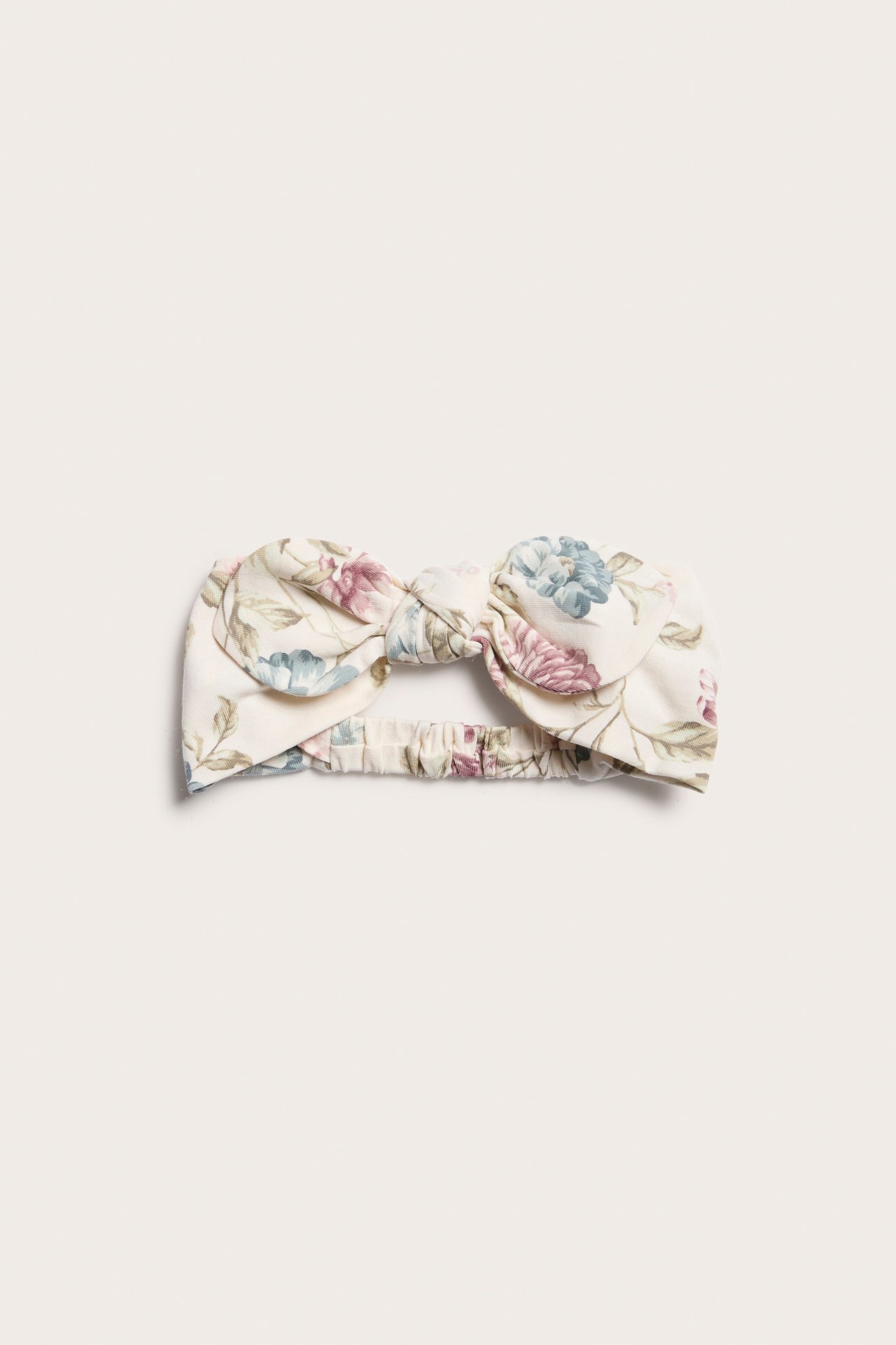 Floral knot headband - Off-white - 1