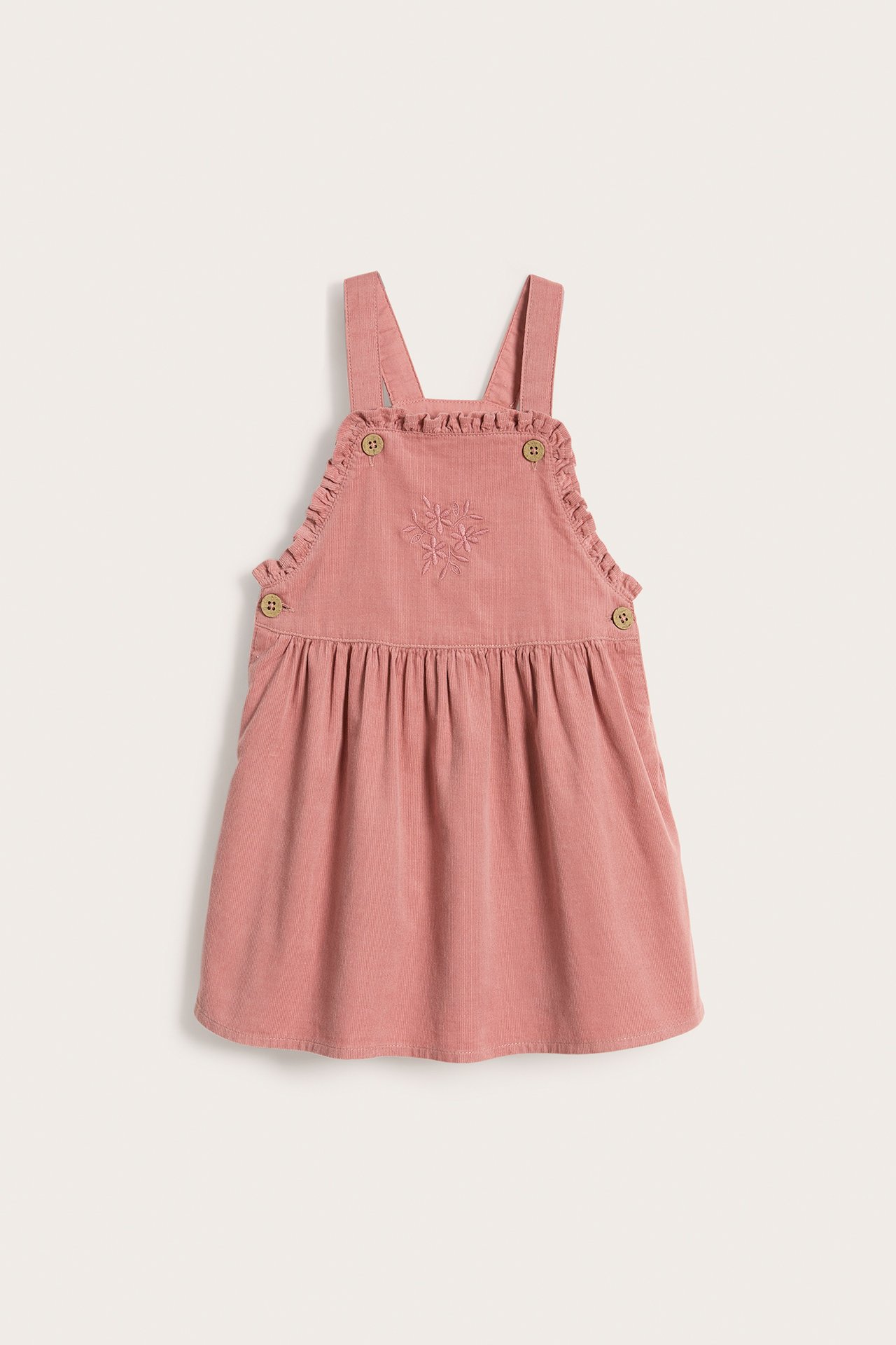 Corduroy pinafore dress