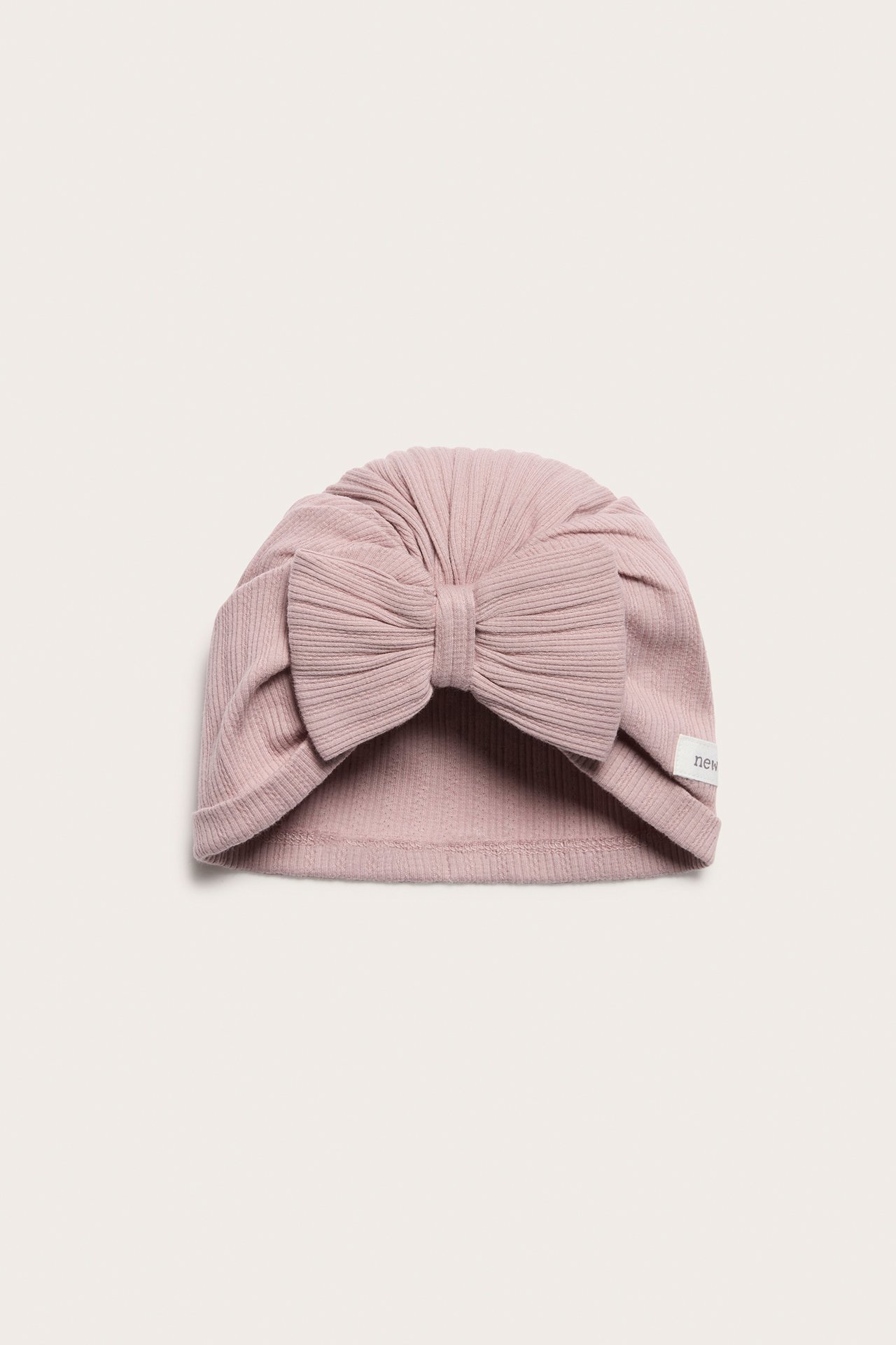 Turbanmütze mit Schleife - Rosa - 1