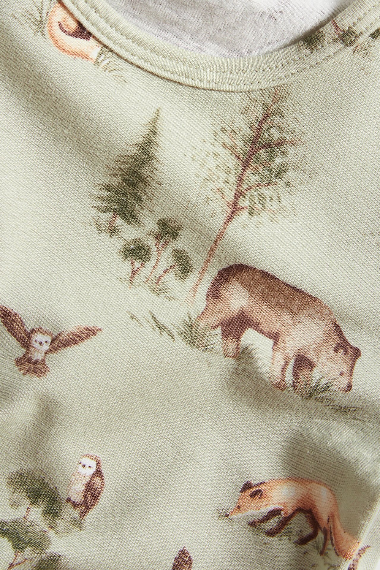 Woodland bodysuit - Light green - 1