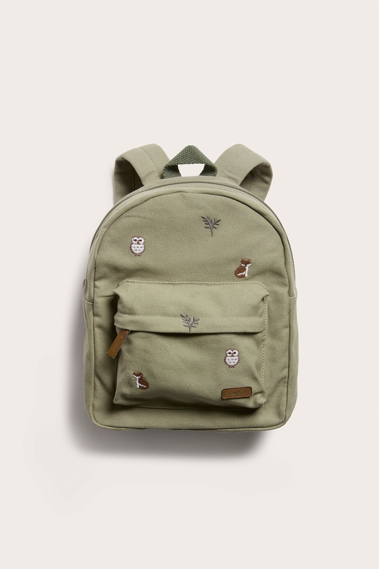 Animal cotton canvas backpack