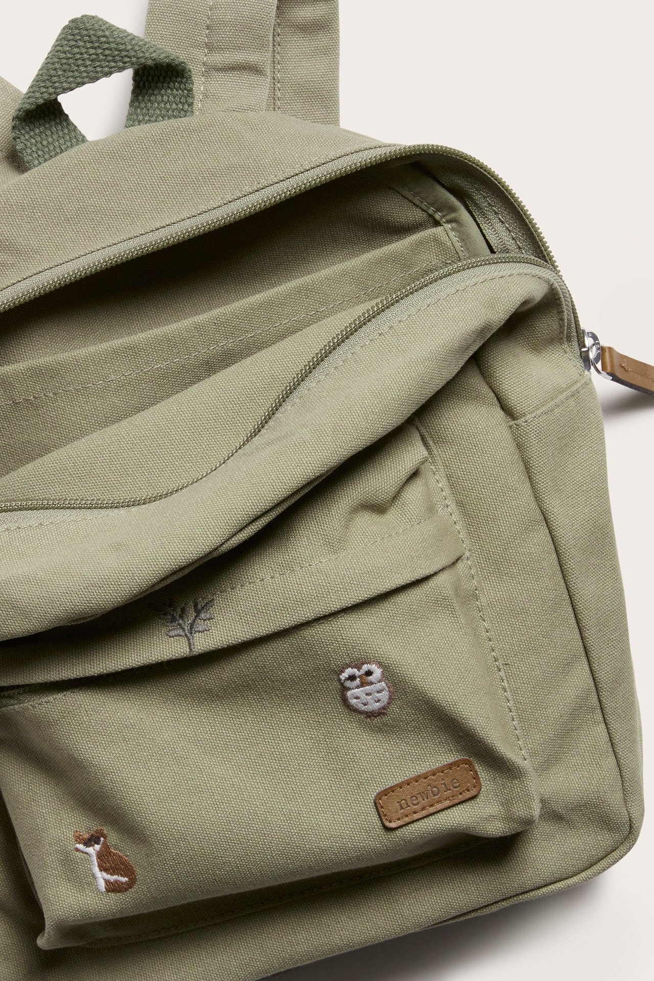 Animal cotton canvas backpack