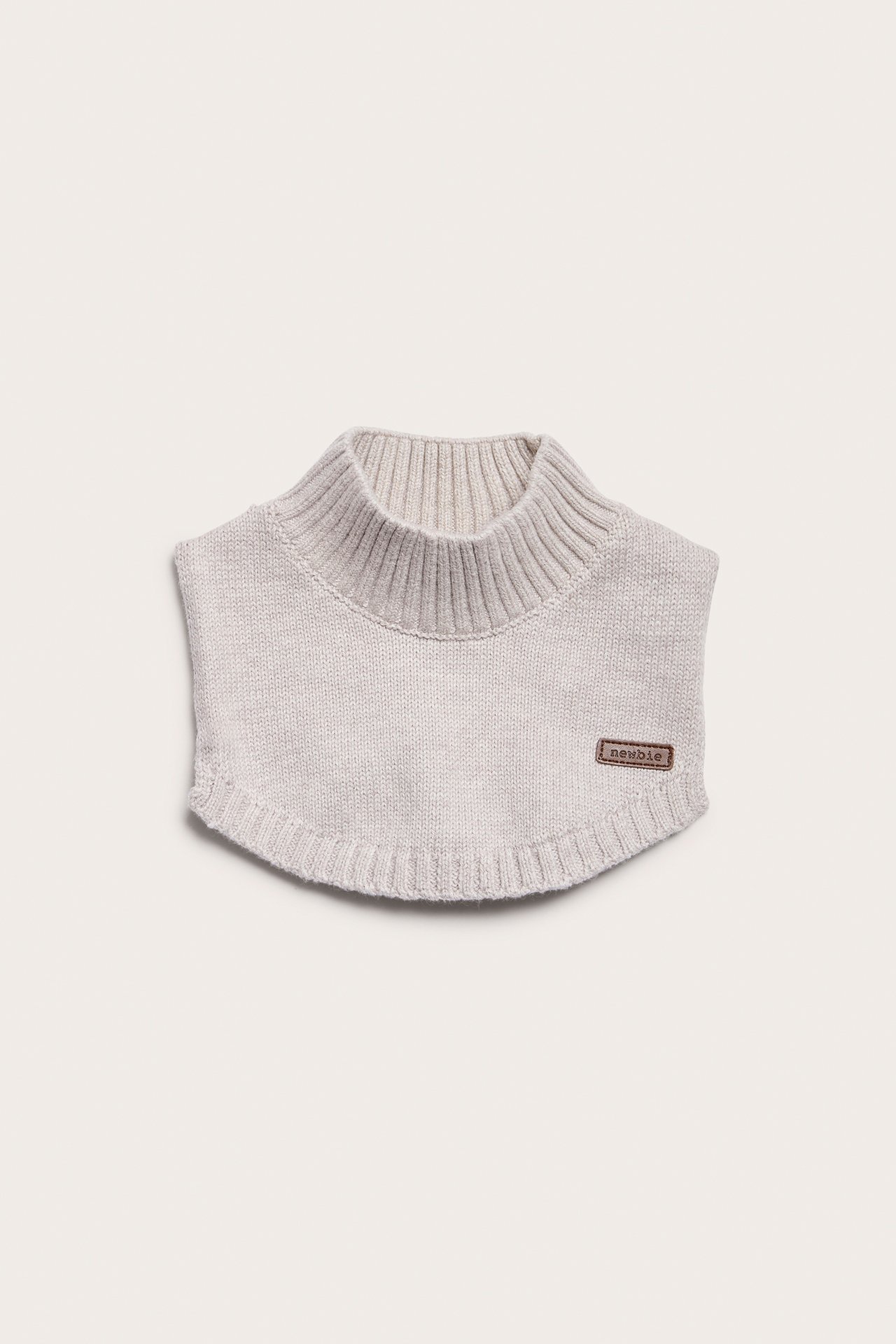 Knitted polo neck