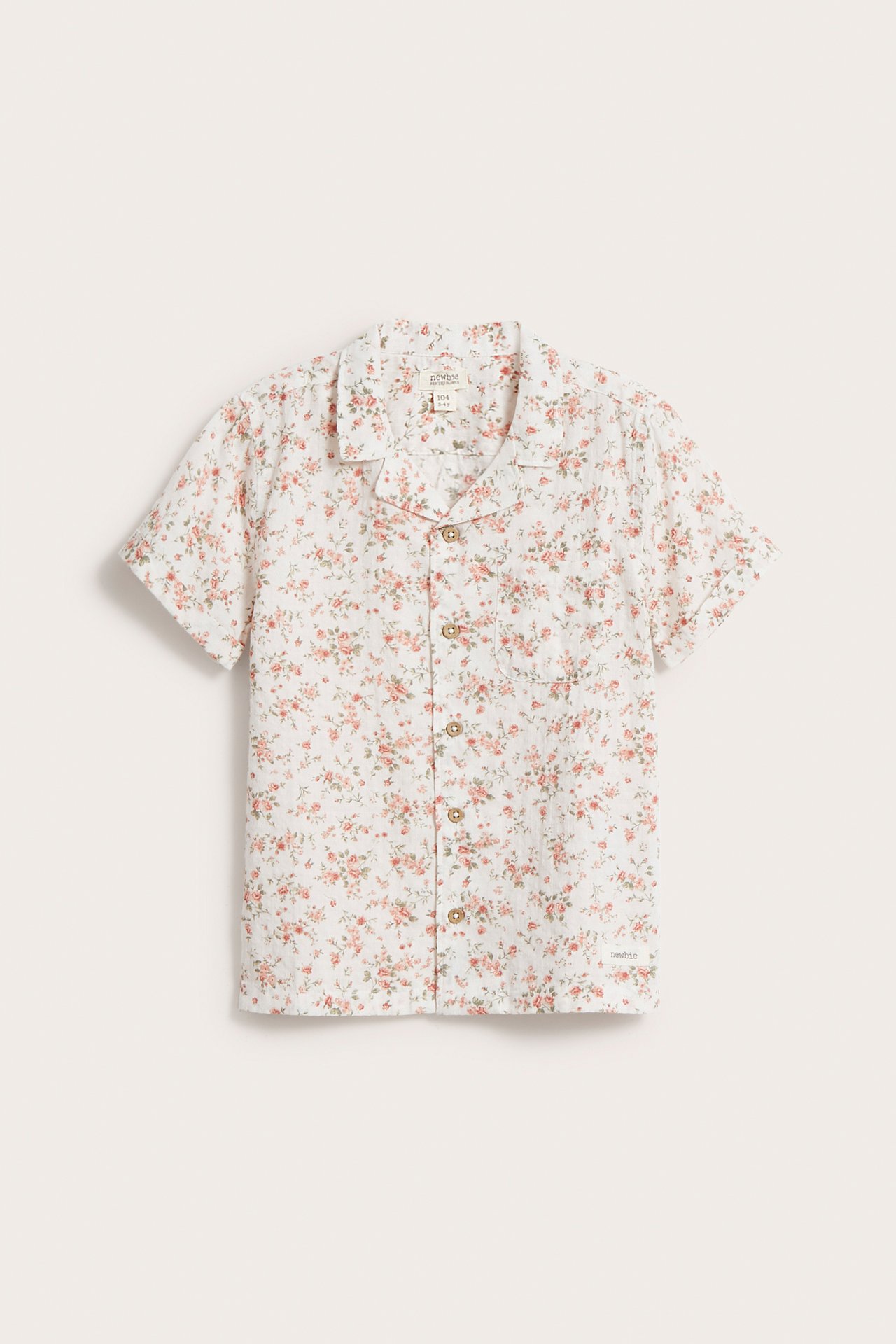 Floral short-sleeve shirt