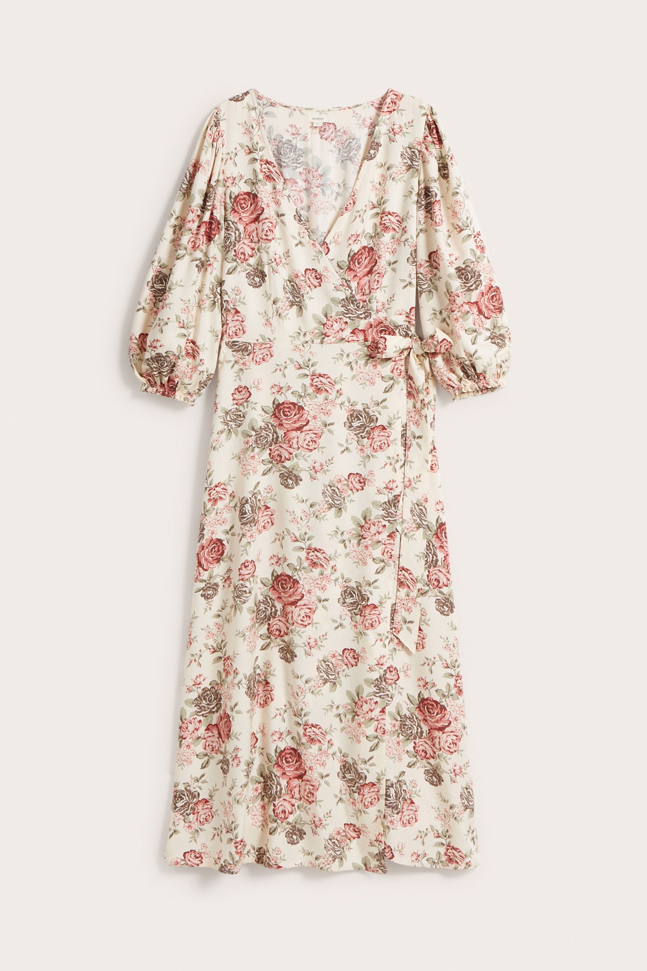 Women's floral side tie dress