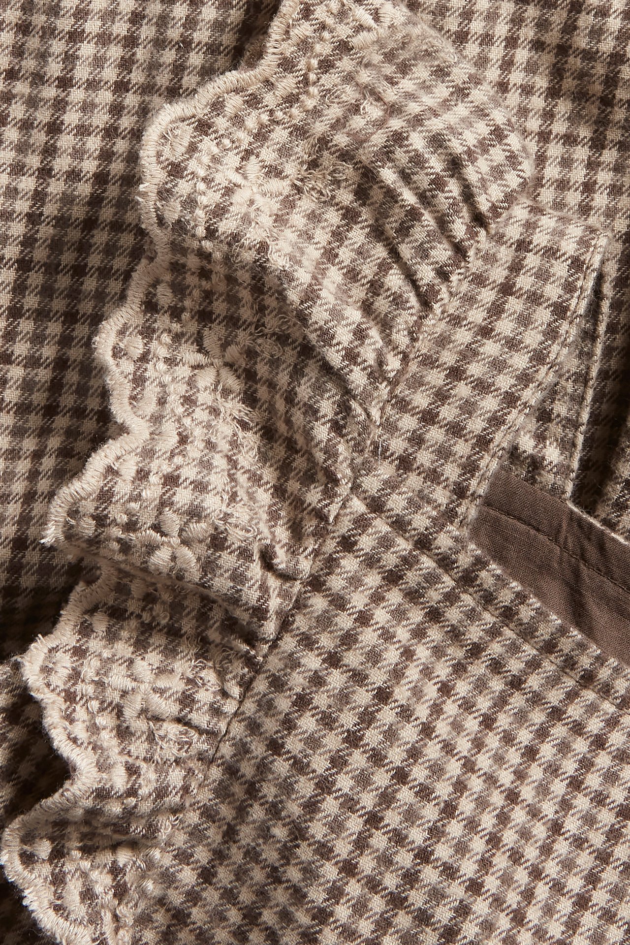 Checked dress - Brown - 1