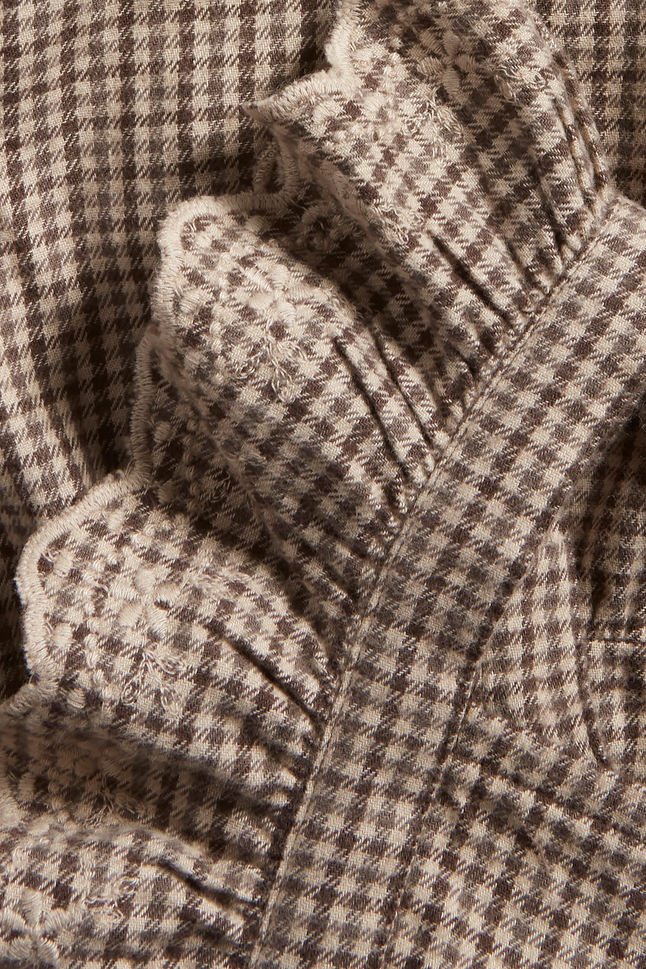 Checked dress - Brown - 5