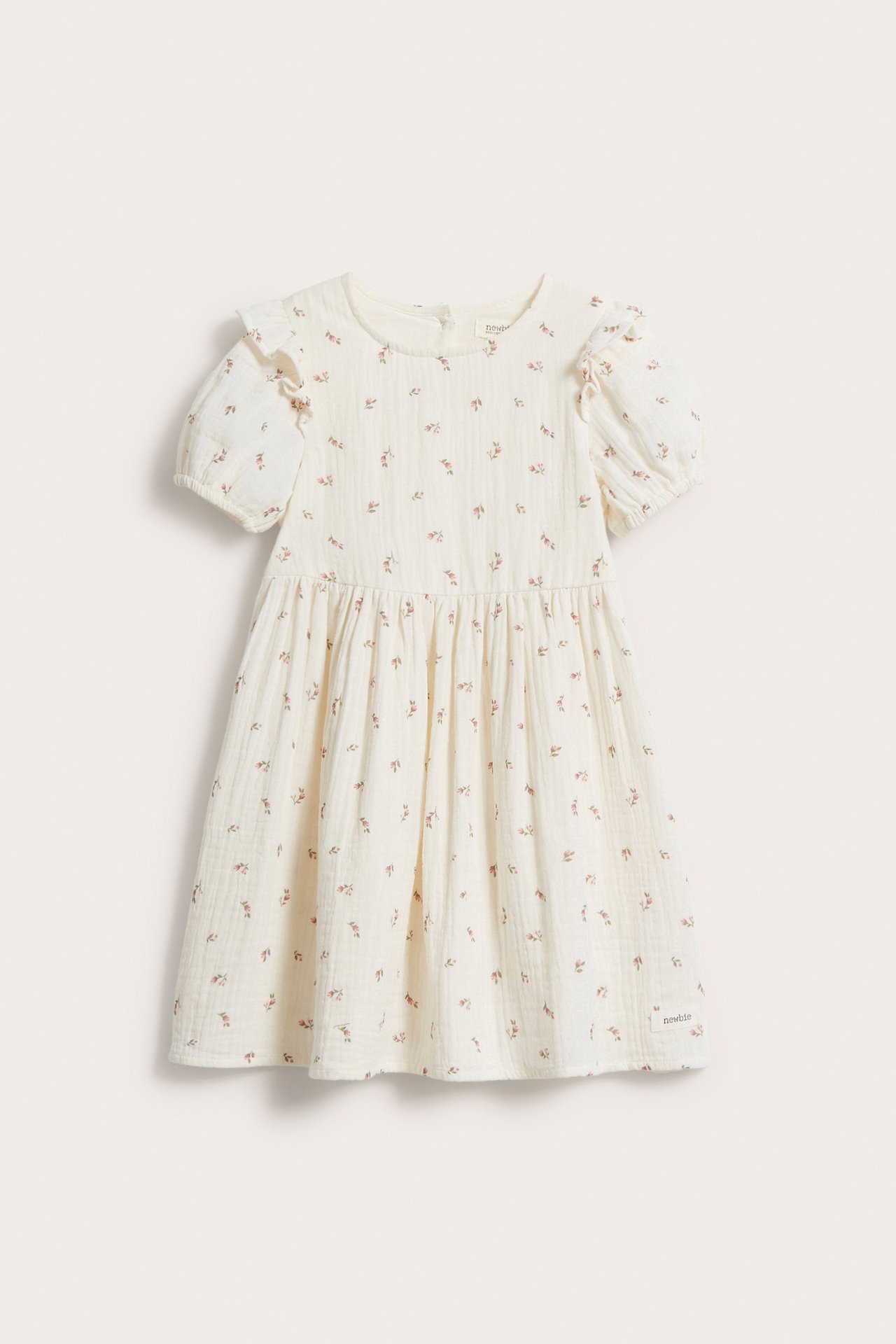 Floral muslin dress