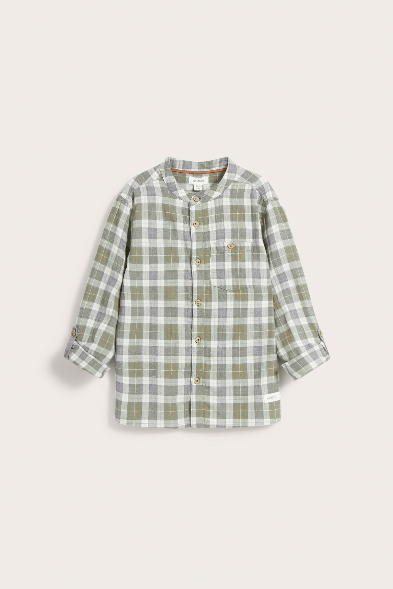 Checked shirt - Khaki green - 6