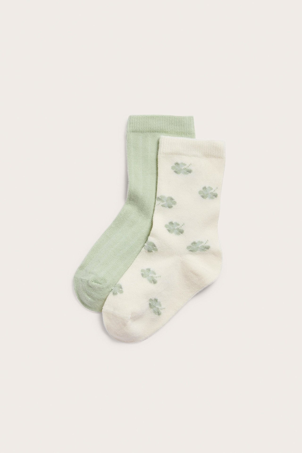 2er-Pack Socken mit Kleeblatt-Muster