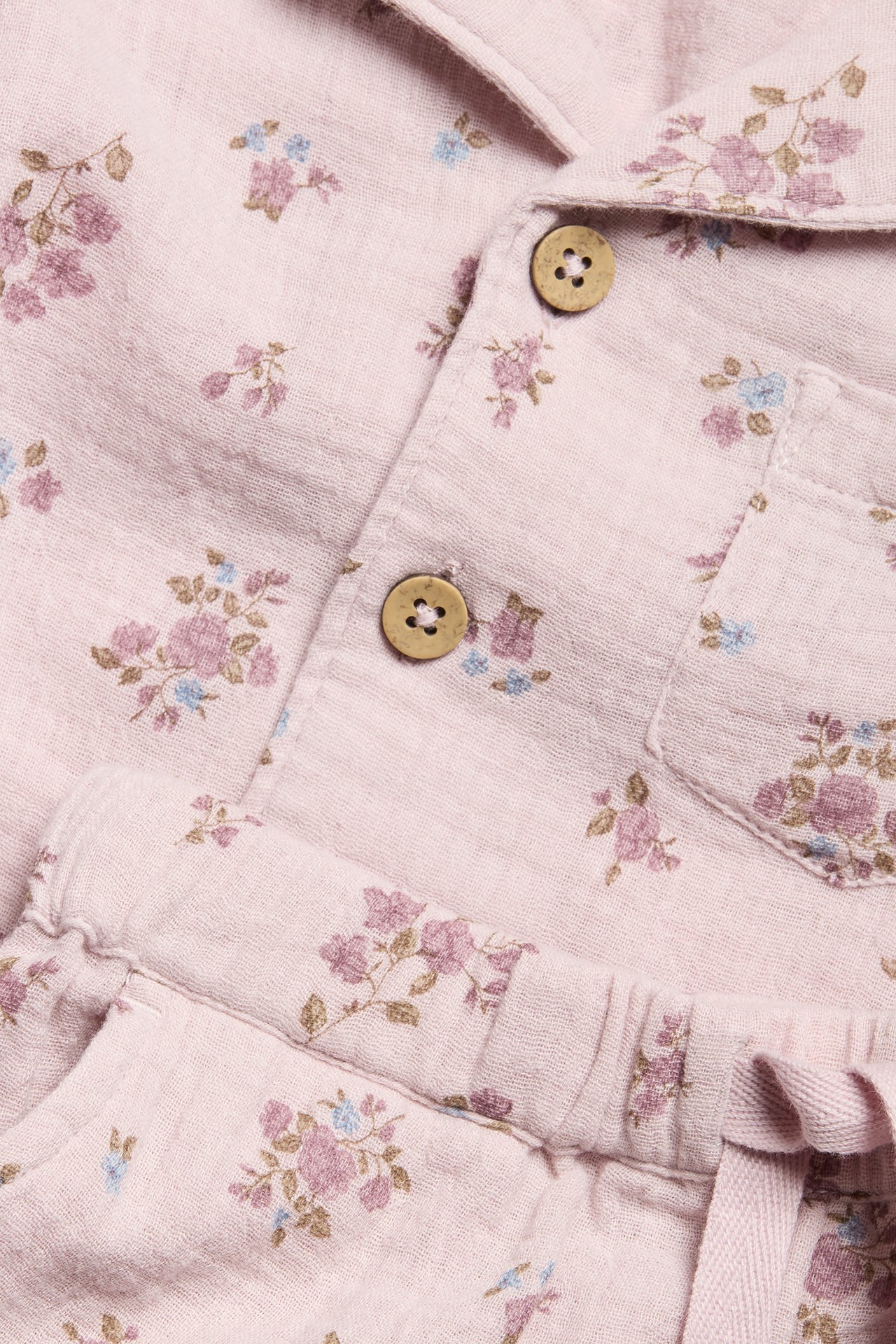 Floral pajamas set