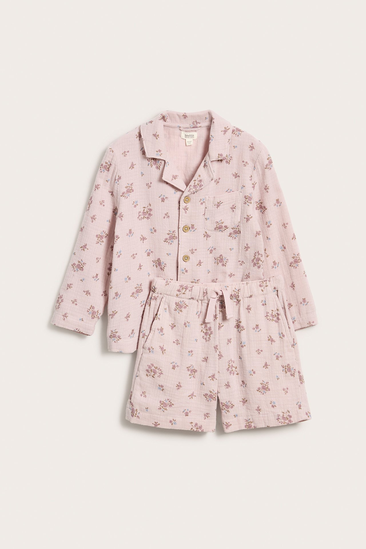 Floral pajamas set