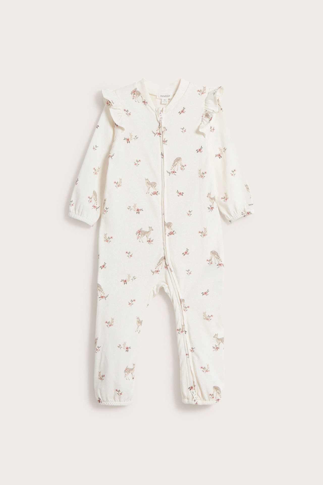 Deer garden sleepsuit - Off-white - 2