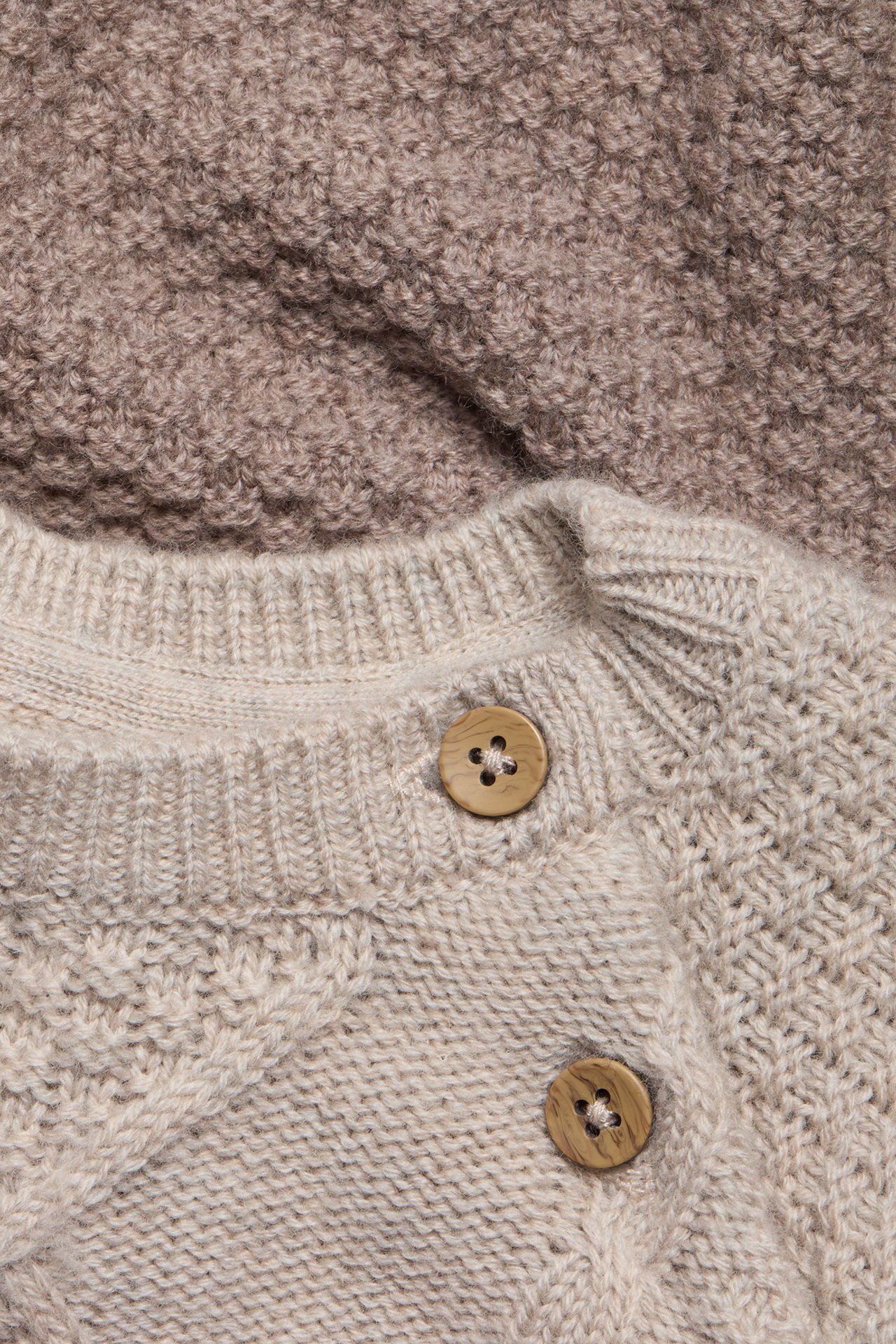 Cable-knit wool sweater