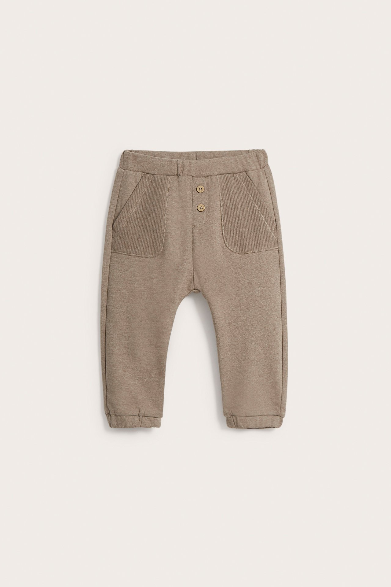 Jogginghose - Braun meliert - 2