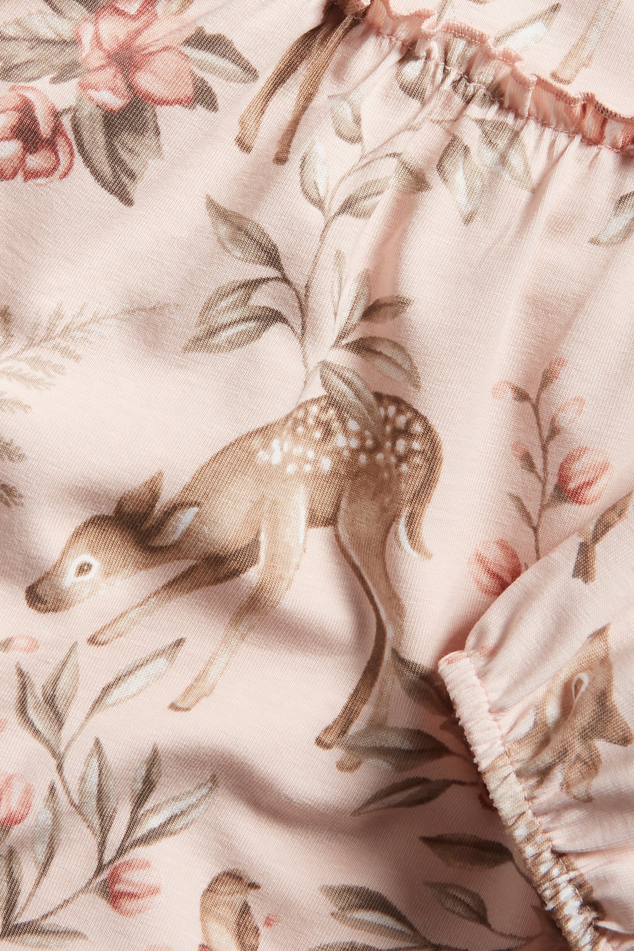 Floral jersey dress - Light pink - 1
