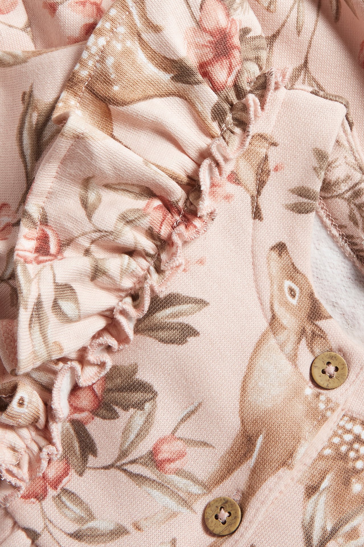 Floral coverall - Light pink - 1
